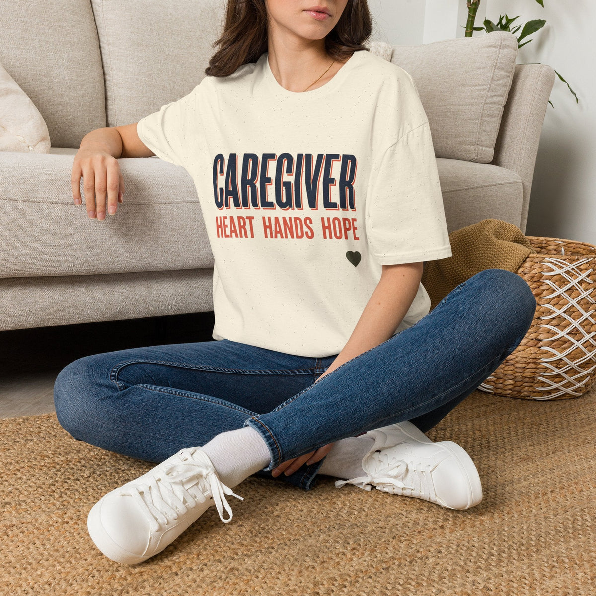 Caregiver Heart Hands Graphic Tee - Cozy Inspirational T-Shirt for Women - Kindcore ComfortsCaregiver Heart Hands Graphic Tee - Cozy Inspirational T-Shirt for WomenST-ShirtPrintifyKindcore Comforts21706753380857886710