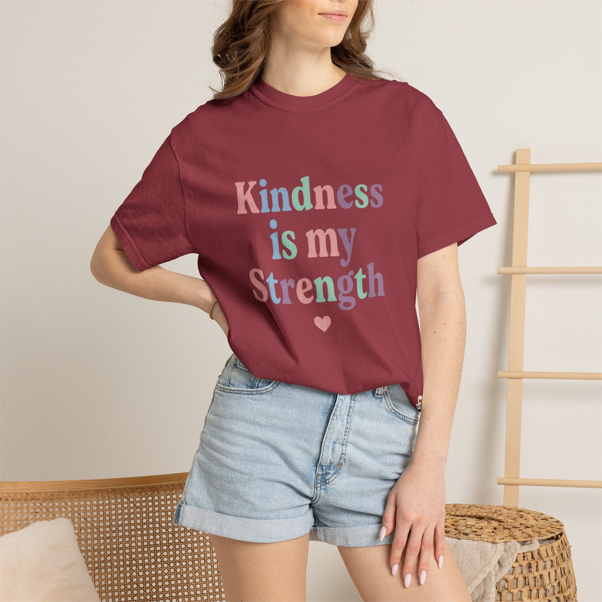 Kindness Is My Strength T-Shirt — Inspirational Positive Message Tee - Kindcore ComfortsKindness Is My Strength T-Shirt — Inspirational Positive Message TeeST-ShirtPrintifyKindcore Comforts11081451495533095318