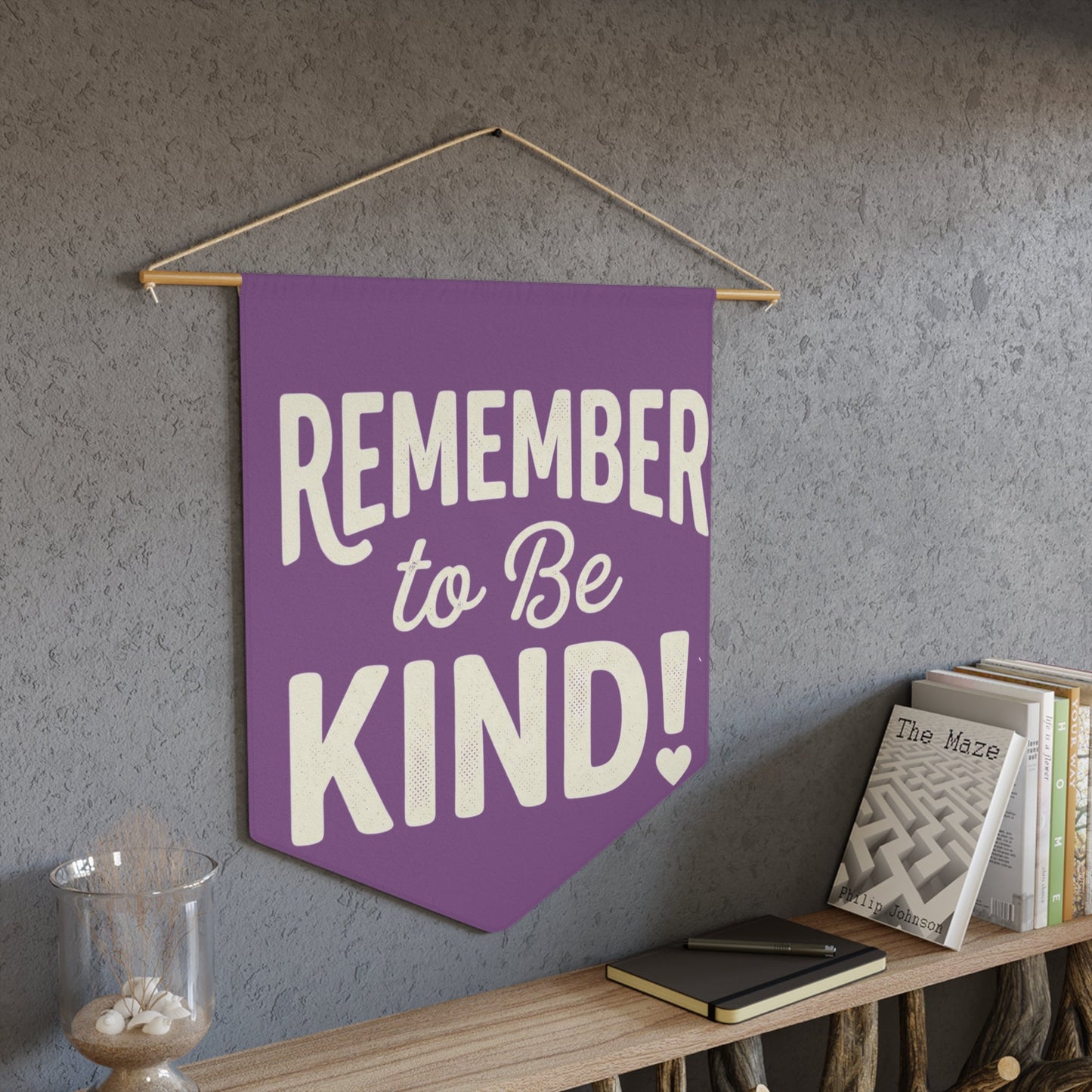 Remember to Be Kind Pennant — Inspirational Wall Banner - Kindcore ComfortsRemember to Be Kind Pennant — Inspirational Wall BannerHome DecorPrintifyKindcore Comforts72314212377753975043
