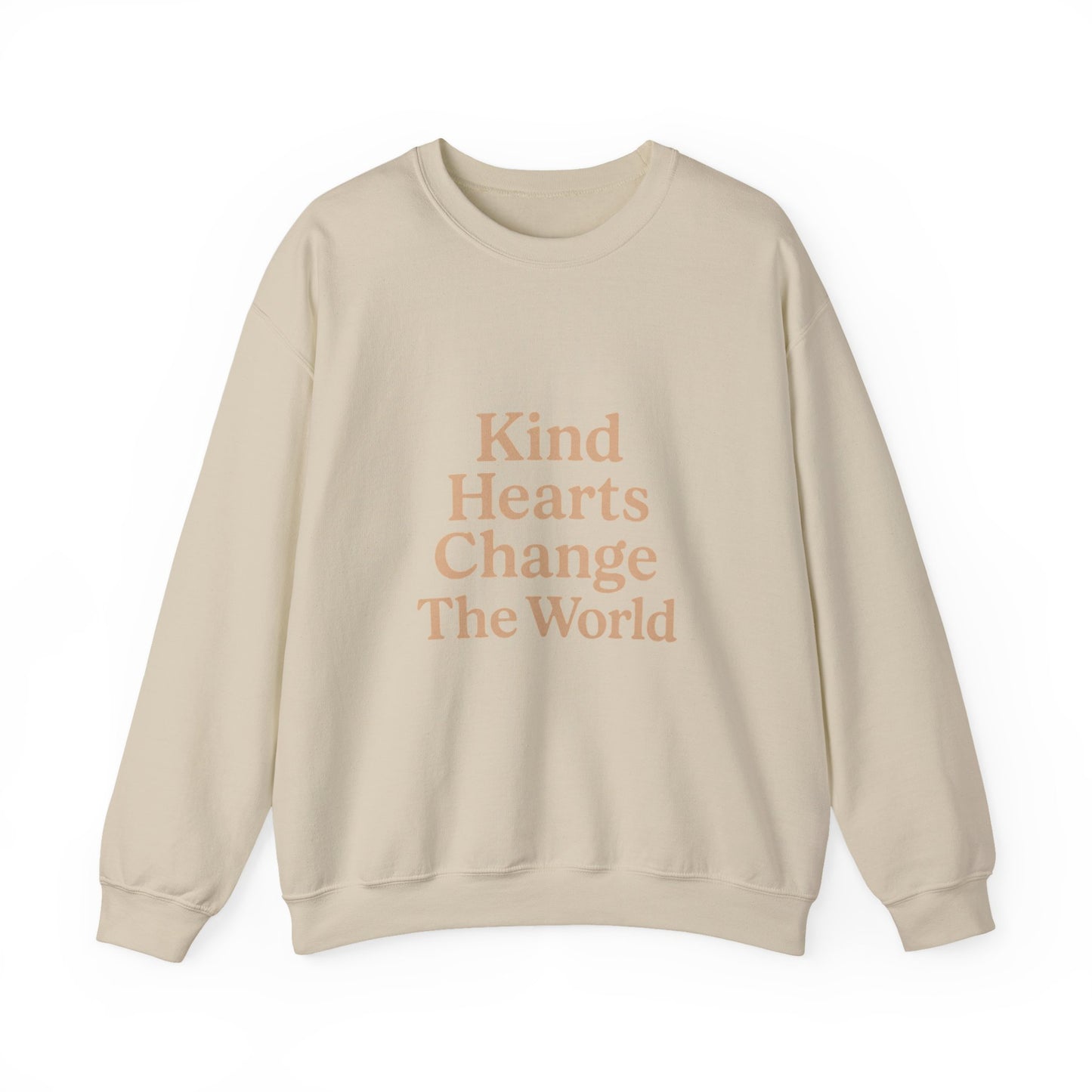 Crewneck Sweatshirt — "Kind Hearts Change The World"