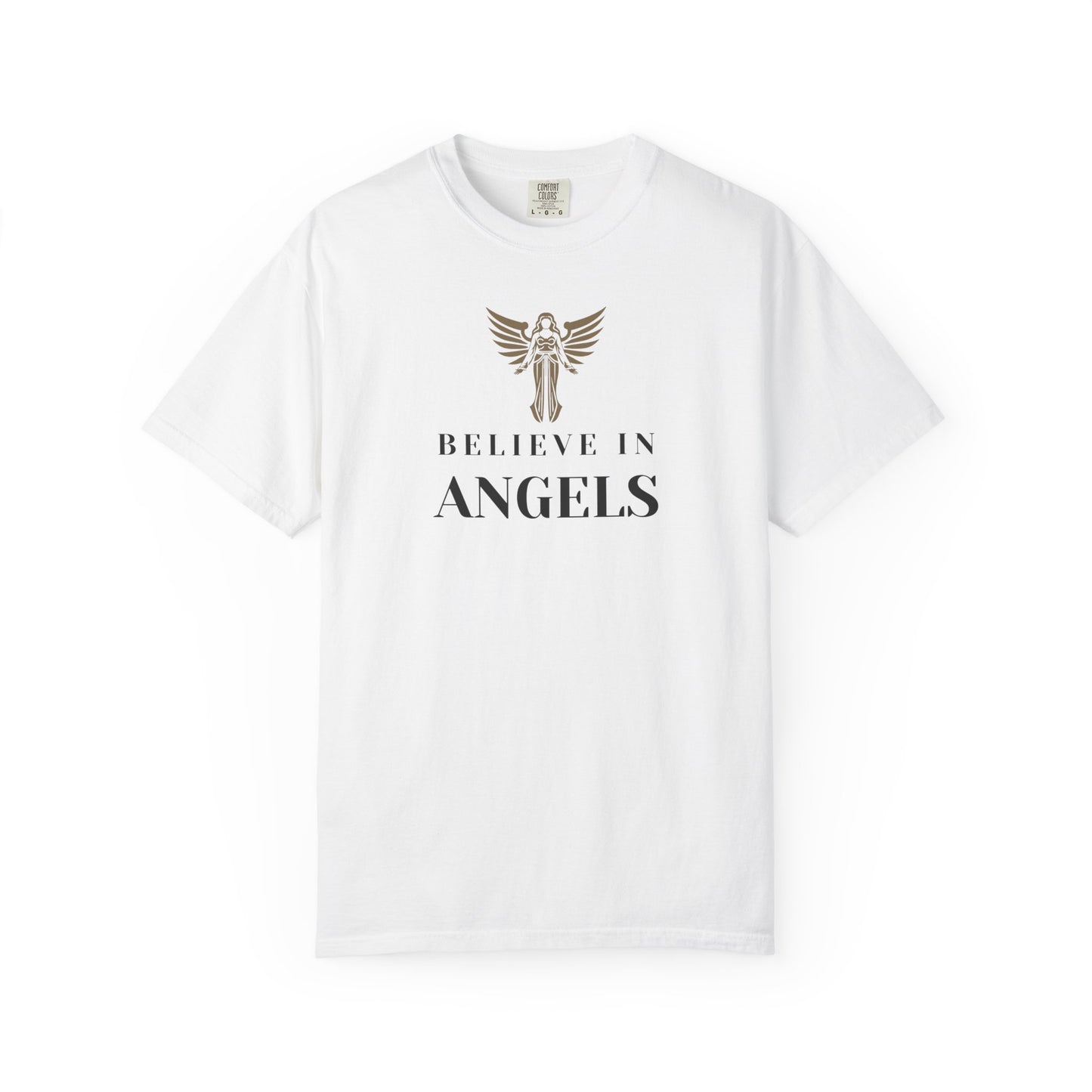 Believe in Angels Unisex T-Shirt for Spiritual Seekers, Casual Wear, Gift for Friends, Birthday Gift, Inspirational Apparel