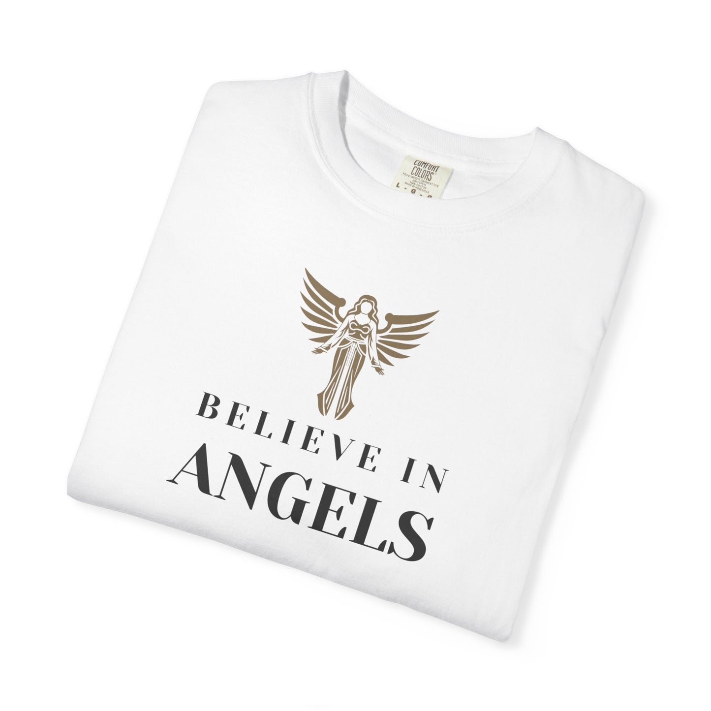 Believe in Angels Unisex T-Shirt for Spiritual Seekers, Casual Wear, Gift for Friends, Birthday Gift, Inspirational Apparel