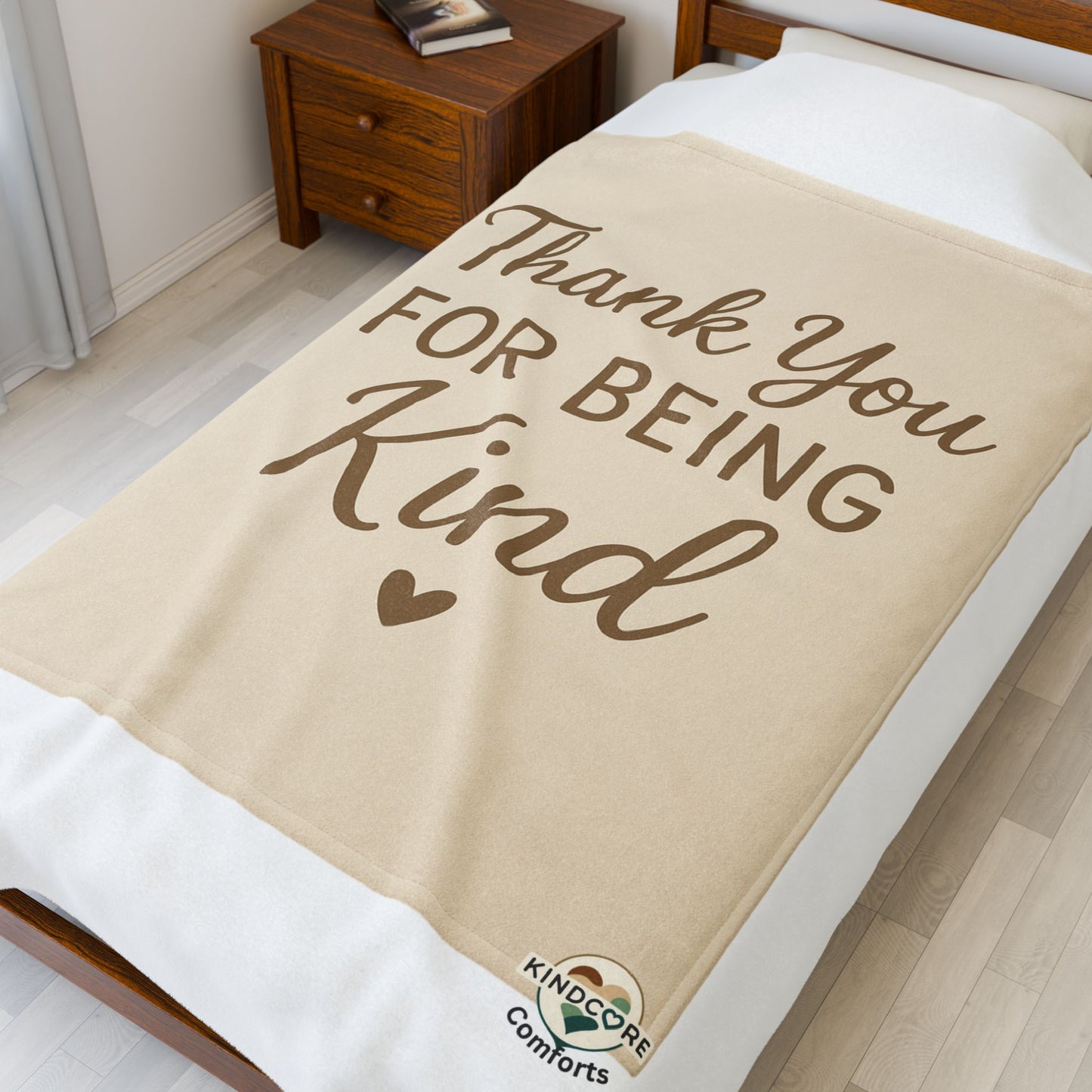 Thank You for Being Kind Plush Blanket