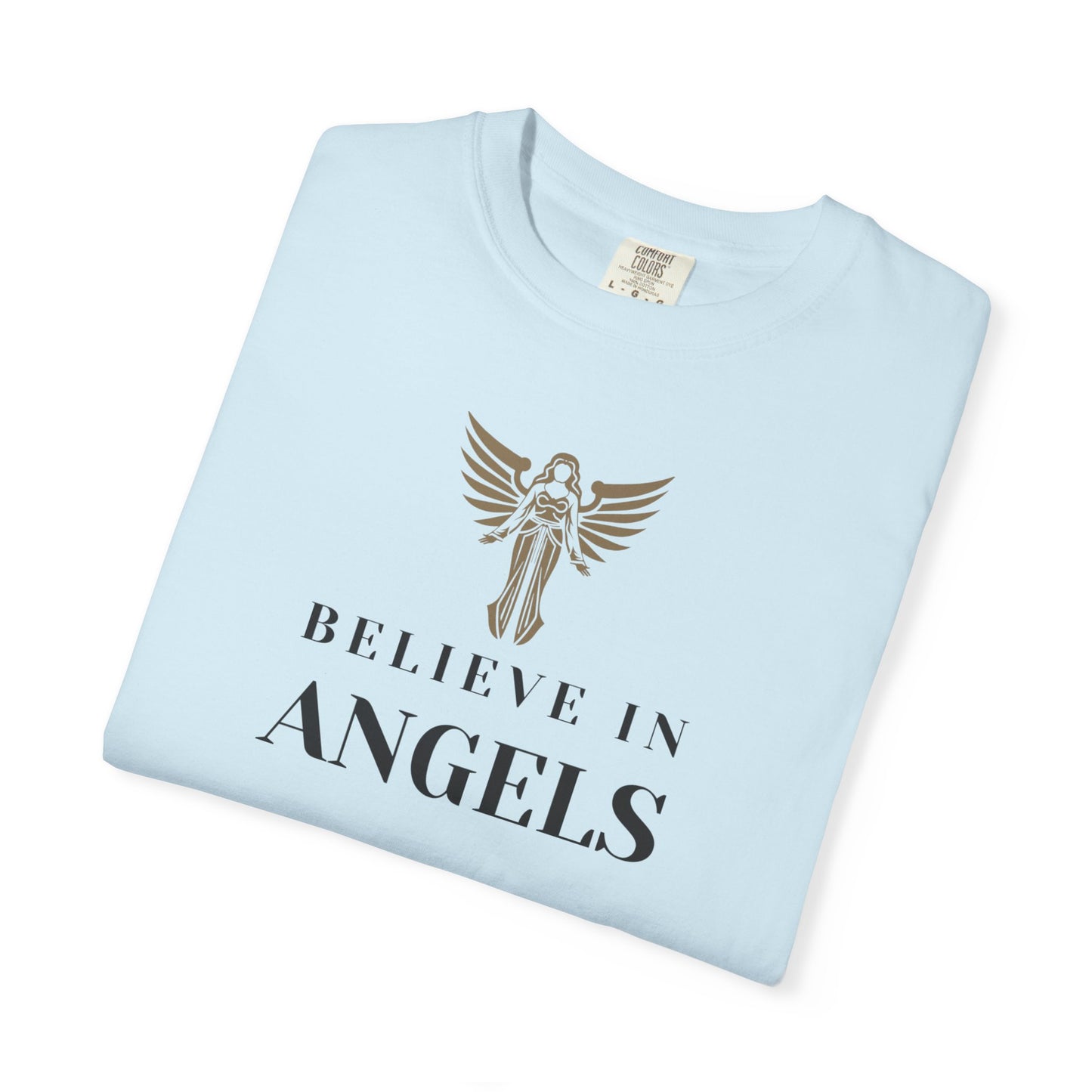 Believe in Angels Unisex T-Shirt for Spiritual Seekers, Casual Wear, Gift for Friends, Birthday Gift, Inspirational Apparel