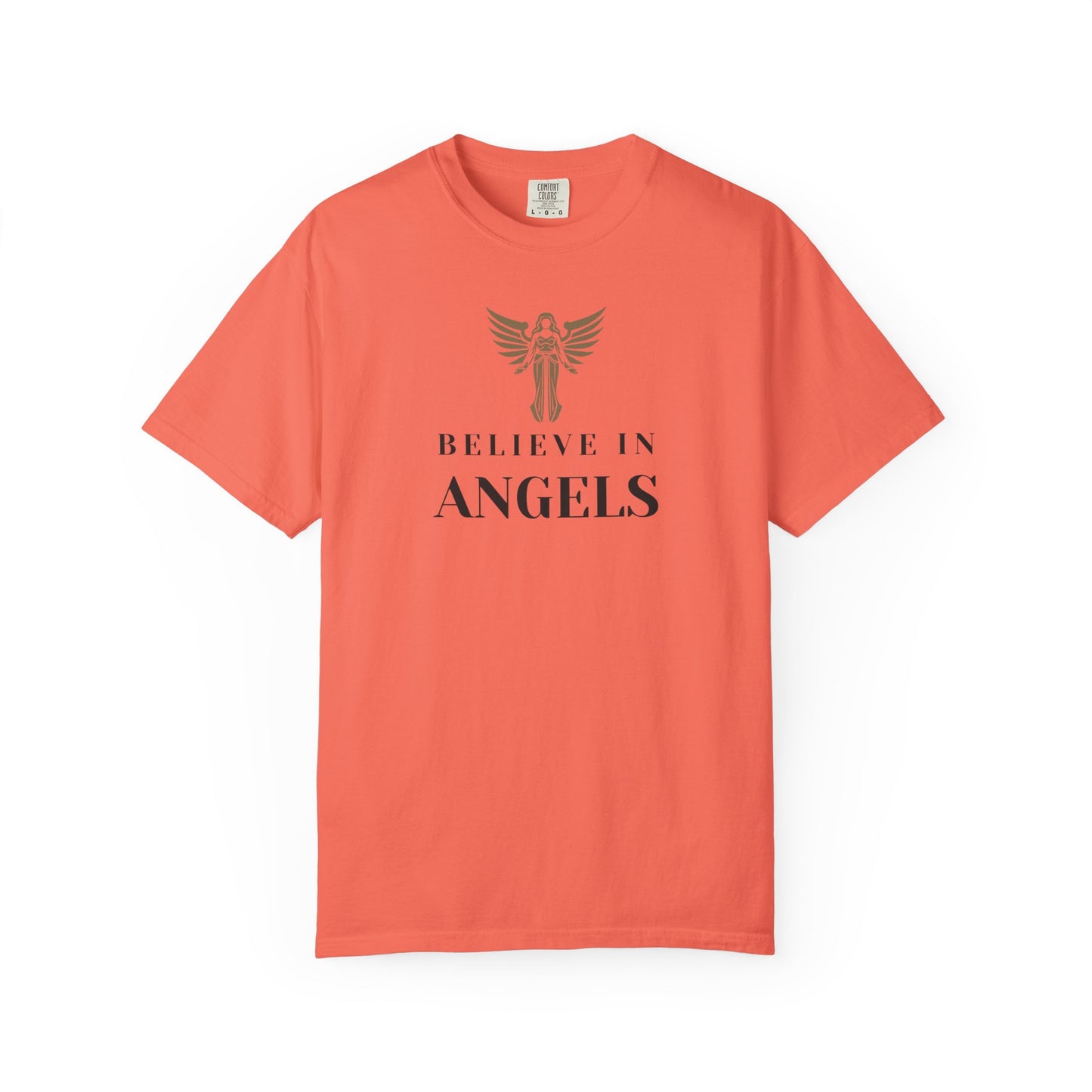 Believe in Angels Unisex T-Shirt for Spiritual Seekers, Casual Wear, Gift for Friends, Birthday Gift, Inspirational Apparel