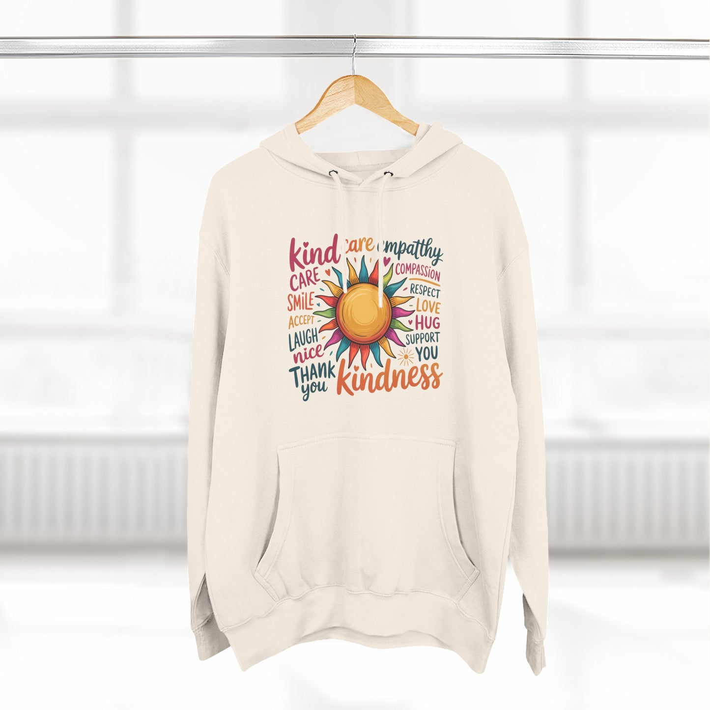 Best Seller- Colorful Kindness Sunburst Hoodie