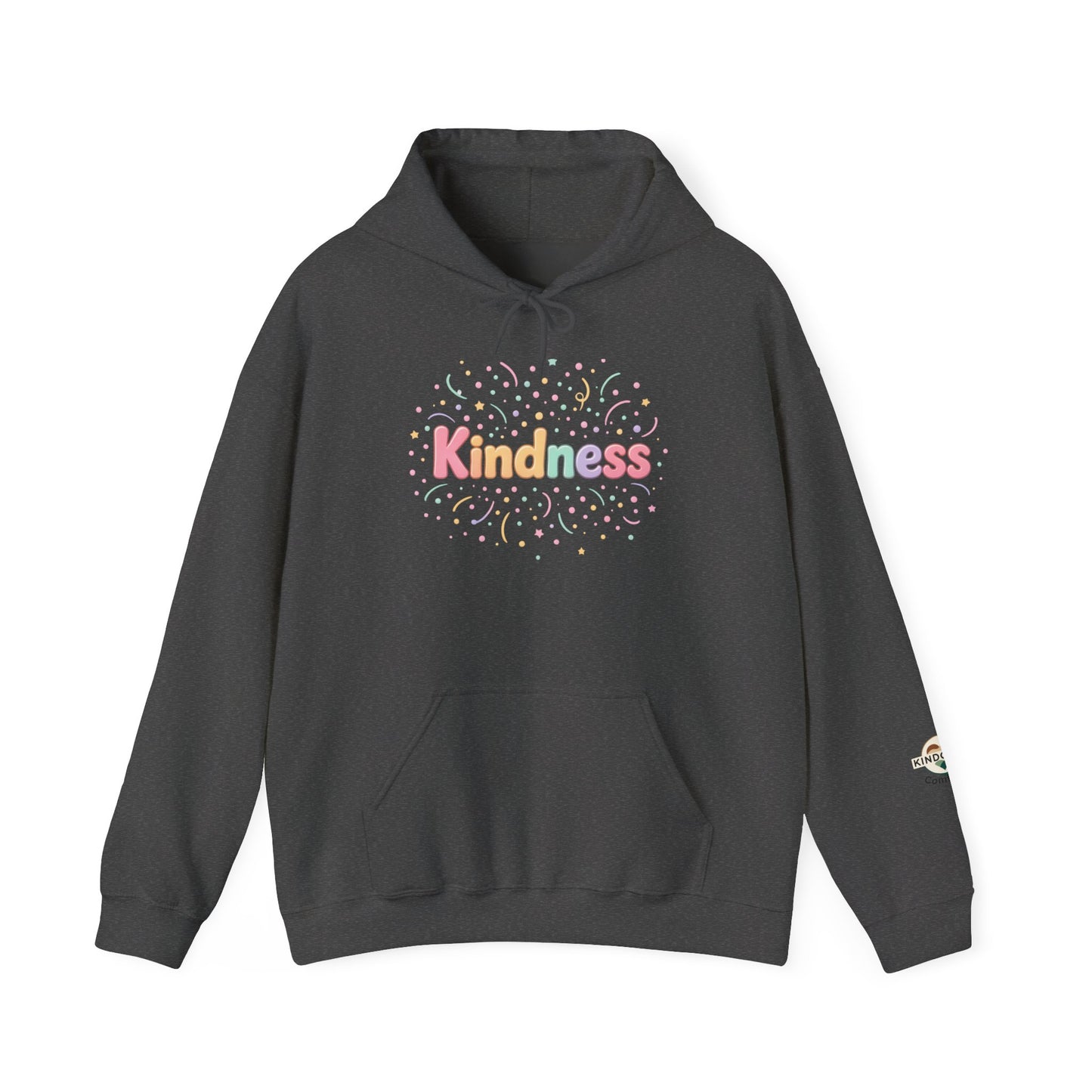 Kindness Pastel Hoodie – Cute Rainbow ‘Kindness’ Graphic hoodie