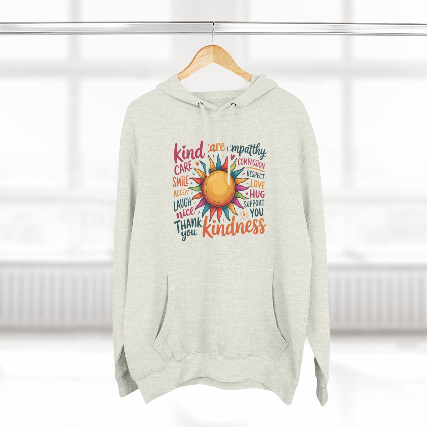 Best Seller- Colorful Kindness Sunburst Hoodie
