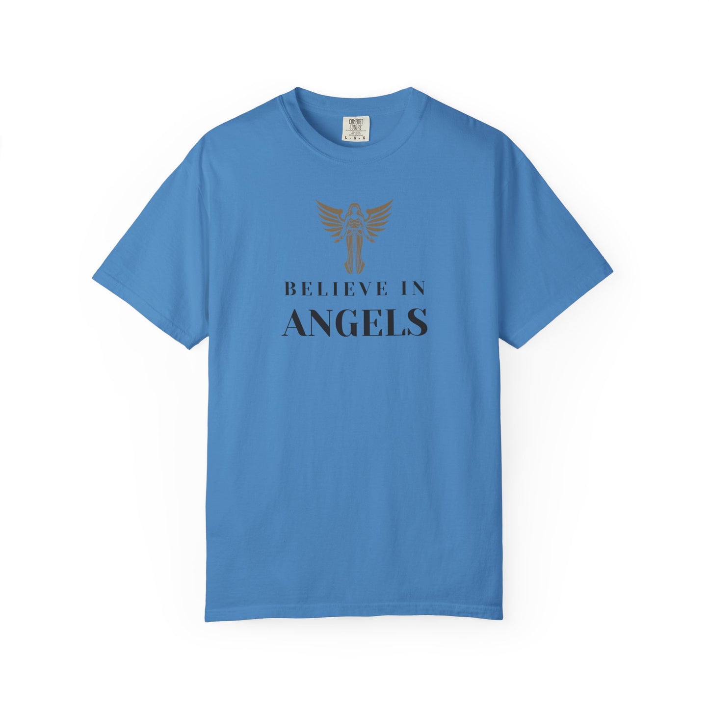 Believe in Angels Unisex T-Shirt for Spiritual Seekers, Casual Wear, Gift for Friends, Birthday Gift, Inspirational Apparel