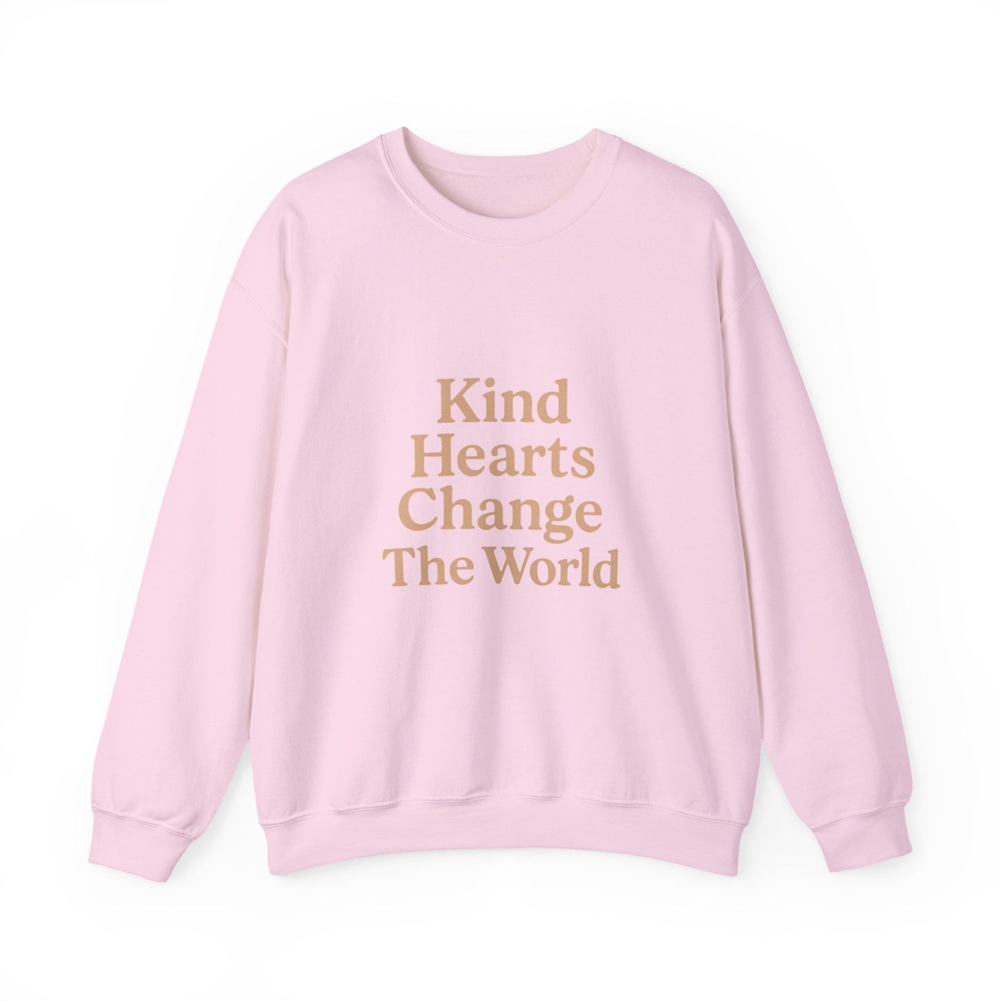 Crewneck Sweatshirt — "Kind Hearts Change The World"