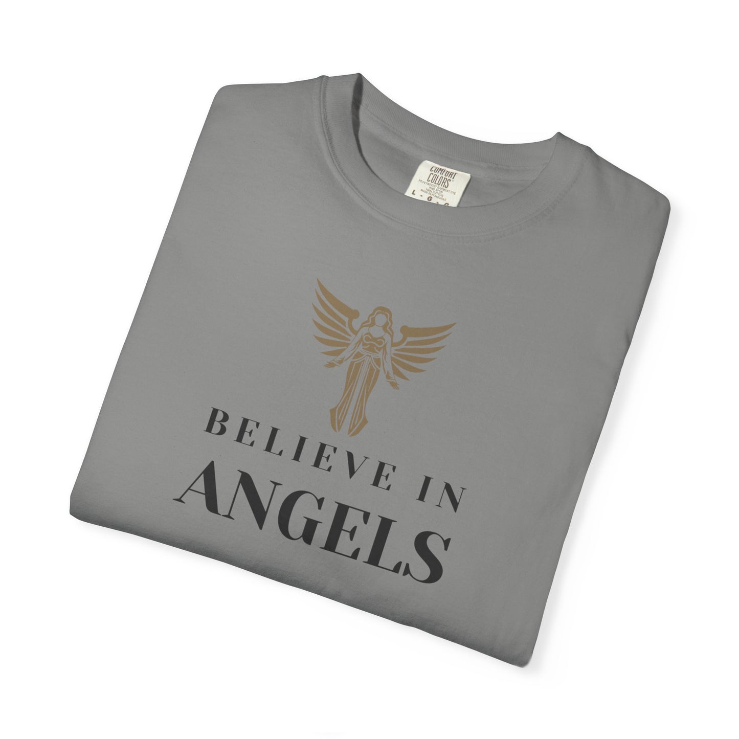 Believe in Angels Unisex T-Shirt for Spiritual Seekers, Casual Wear, Gift for Friends, Birthday Gift, Inspirational Apparel
