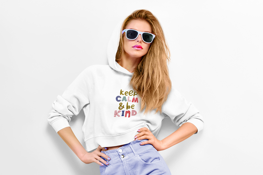 Be Calm & Be Kind Unisex Fleece Hoodie