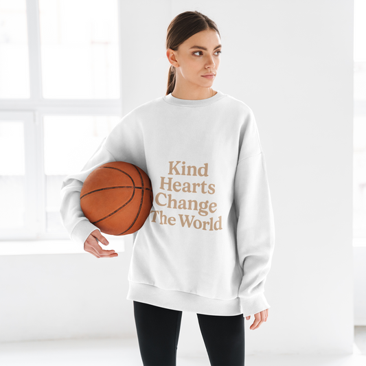 Crewneck Sweatshirt — "Kind Hearts Change The World"