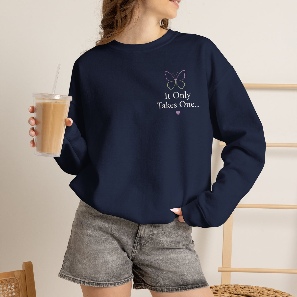 It Only Takes One... Helping Hand Crewneck Sweatshirt