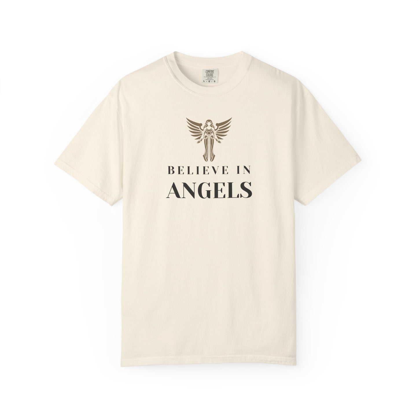Believe in Angels Unisex T-Shirt for Spiritual Seekers, Casual Wear, Gift for Friends, Birthday Gift, Inspirational Apparel