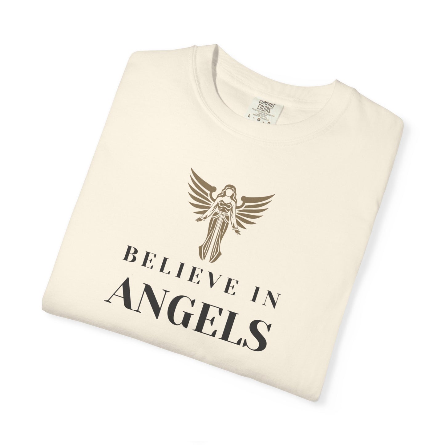 Believe in Angels Unisex T-Shirt for Spiritual Seekers, Casual Wear, Gift for Friends, Birthday Gift, Inspirational Apparel