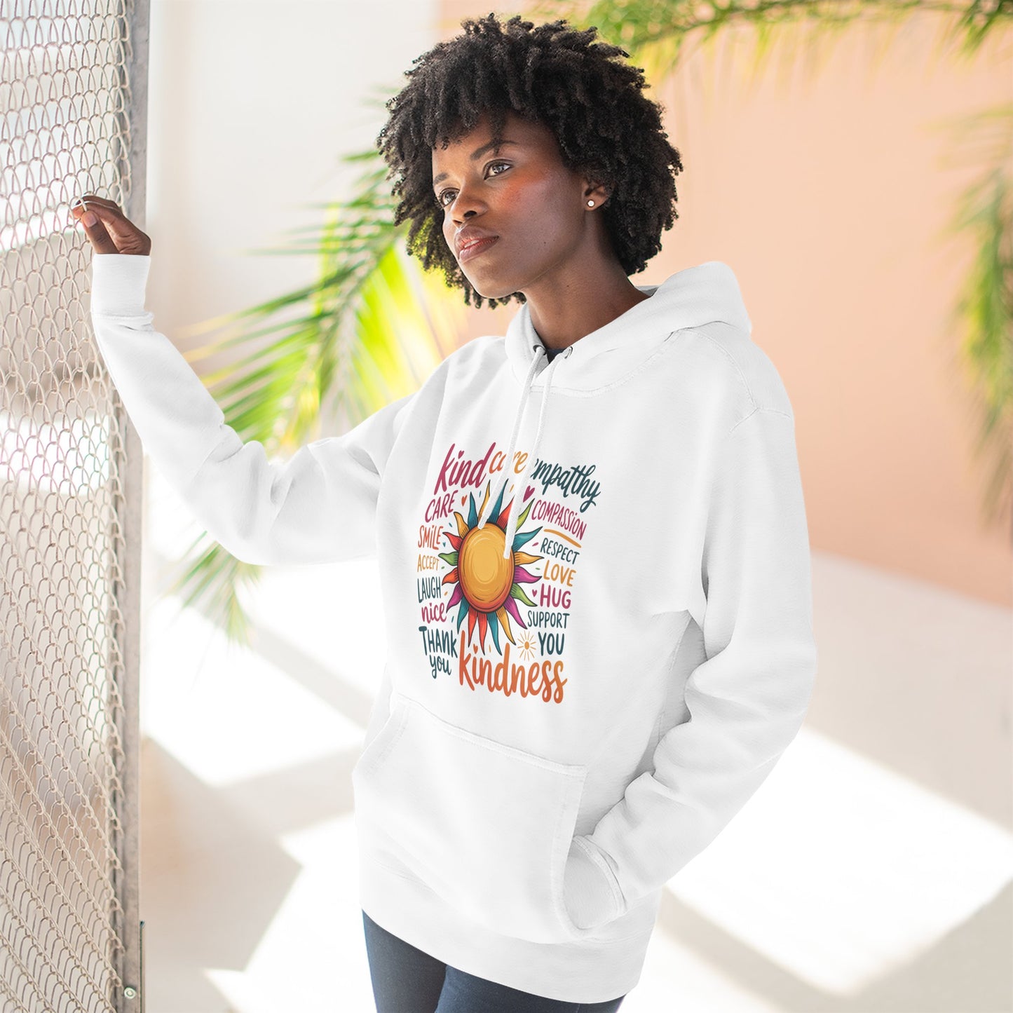 Best Seller- Colorful Kindness Sunburst Hoodie