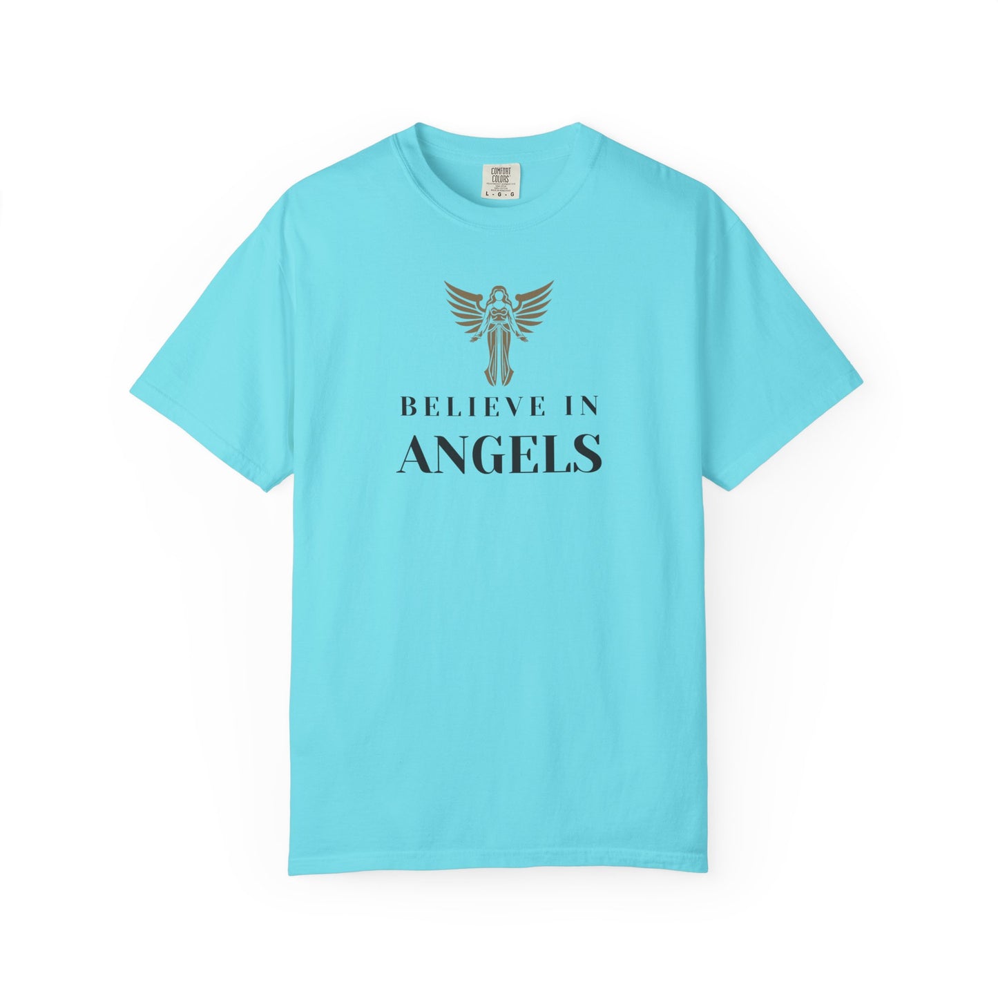 Believe in Angels Unisex T-Shirt for Spiritual Seekers, Casual Wear, Gift for Friends, Birthday Gift, Inspirational Apparel