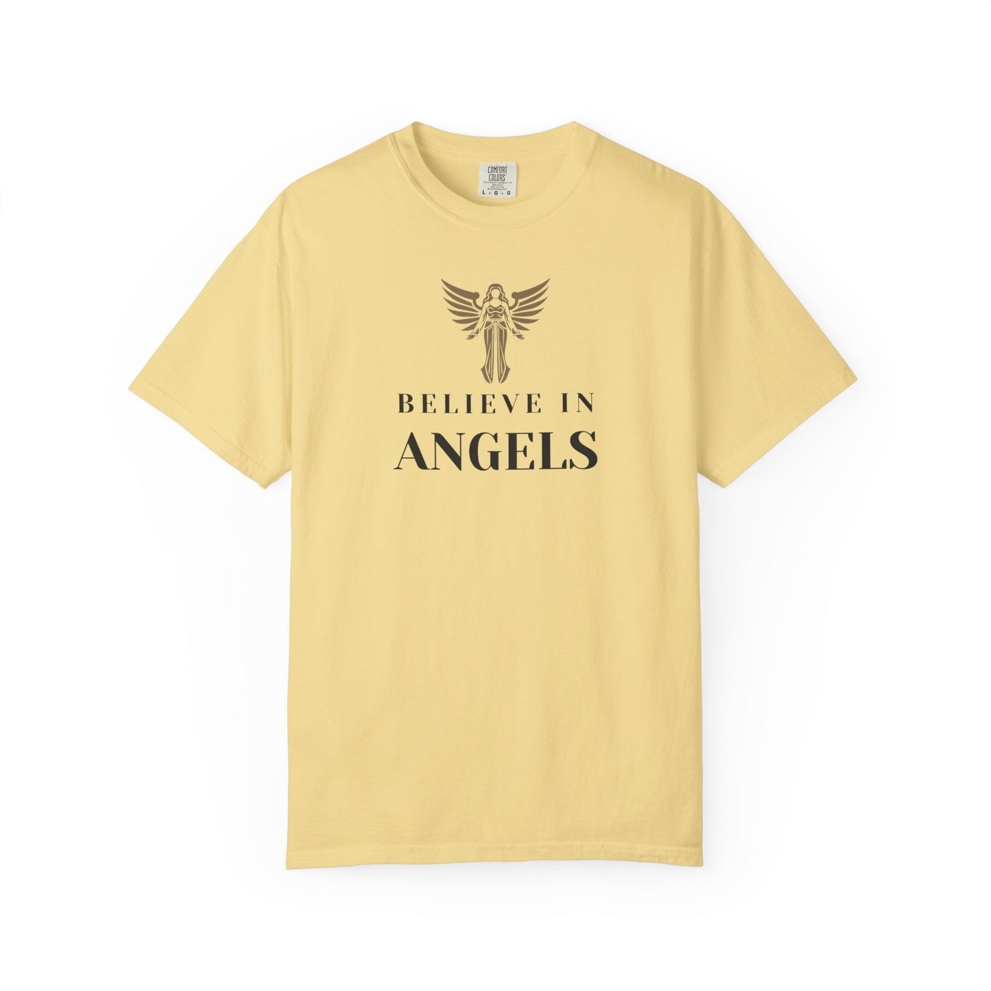 Believe in Angels Unisex T-Shirt for Spiritual Seekers, Casual Wear, Gift for Friends, Birthday Gift, Inspirational Apparel