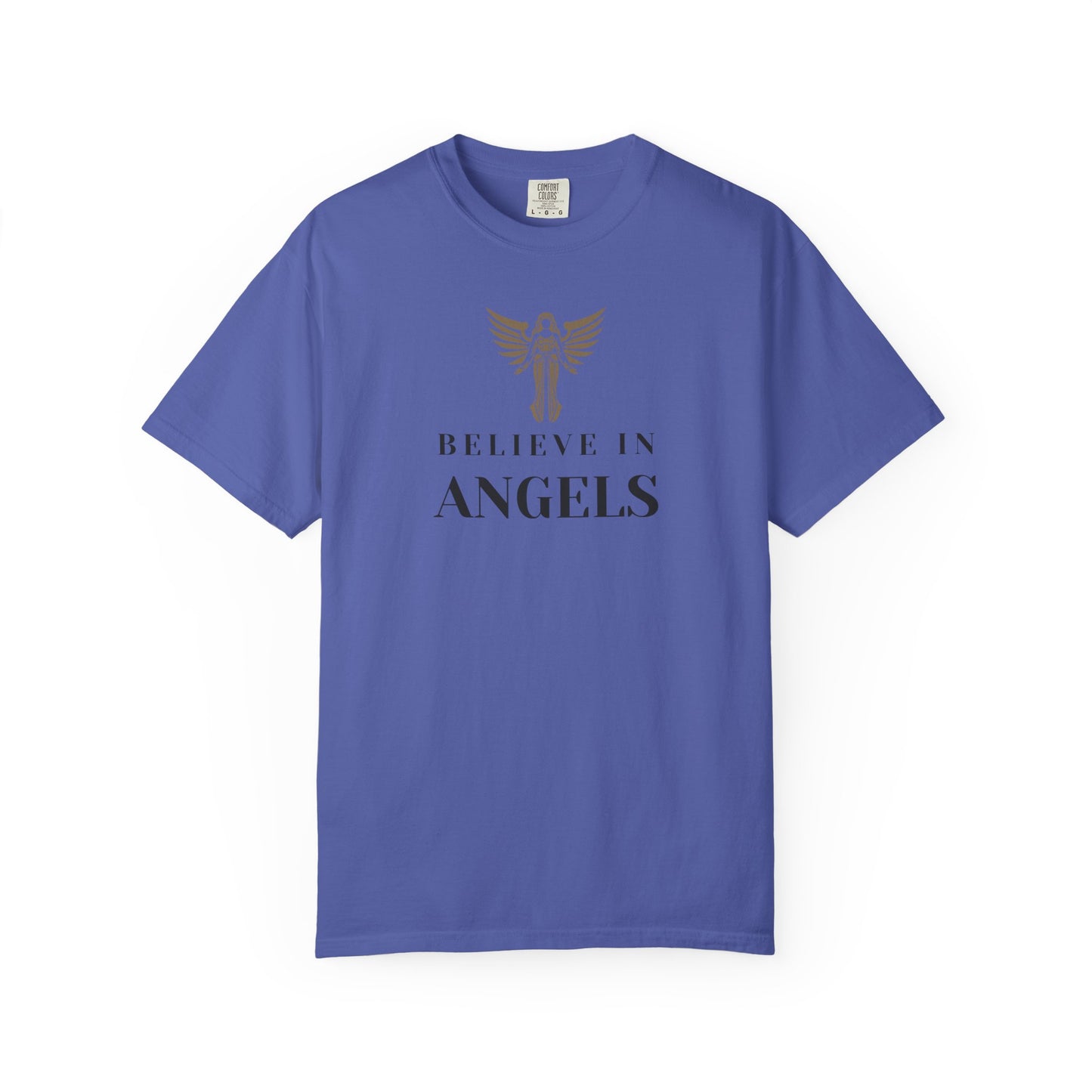 Believe in Angels Unisex T-Shirt for Spiritual Seekers, Casual Wear, Gift for Friends, Birthday Gift, Inspirational Apparel