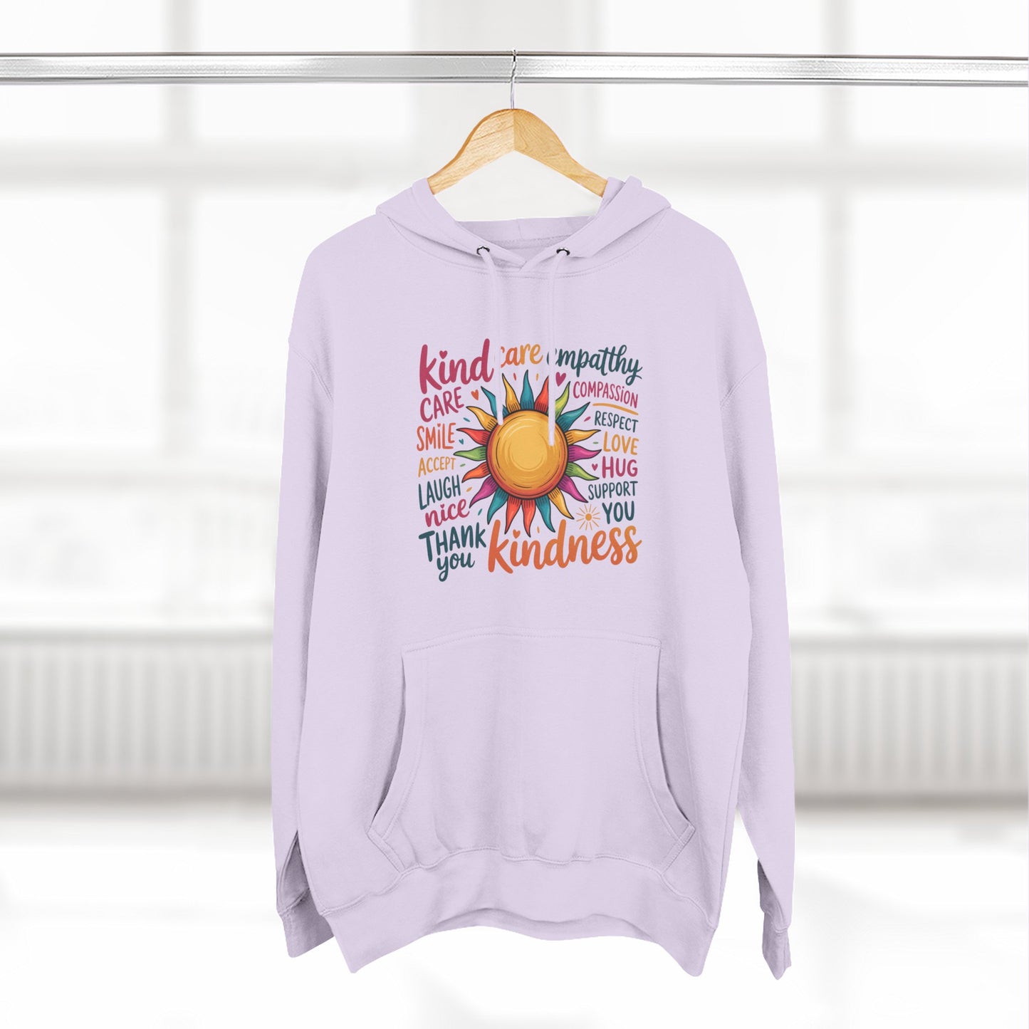 Best Seller- Colorful Kindness Sunburst Hoodie