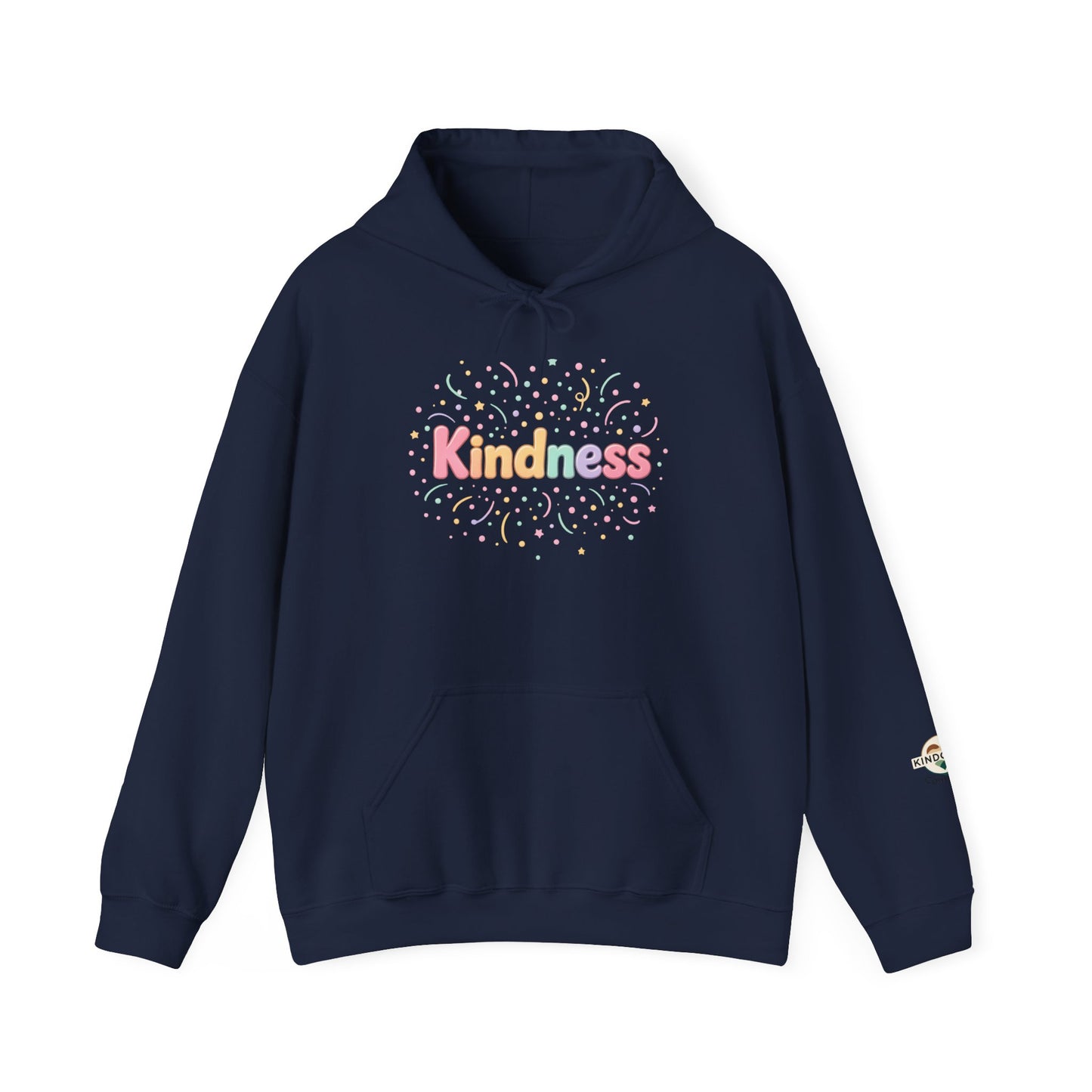 Kindness Pastel Hoodie – Cute Rainbow ‘Kindness’ Graphic hoodie