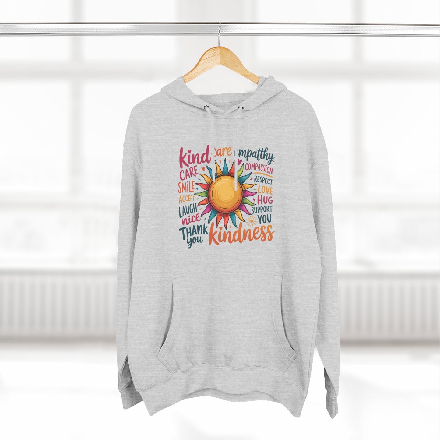 Best Seller- Colorful Kindness Sunburst Hoodie