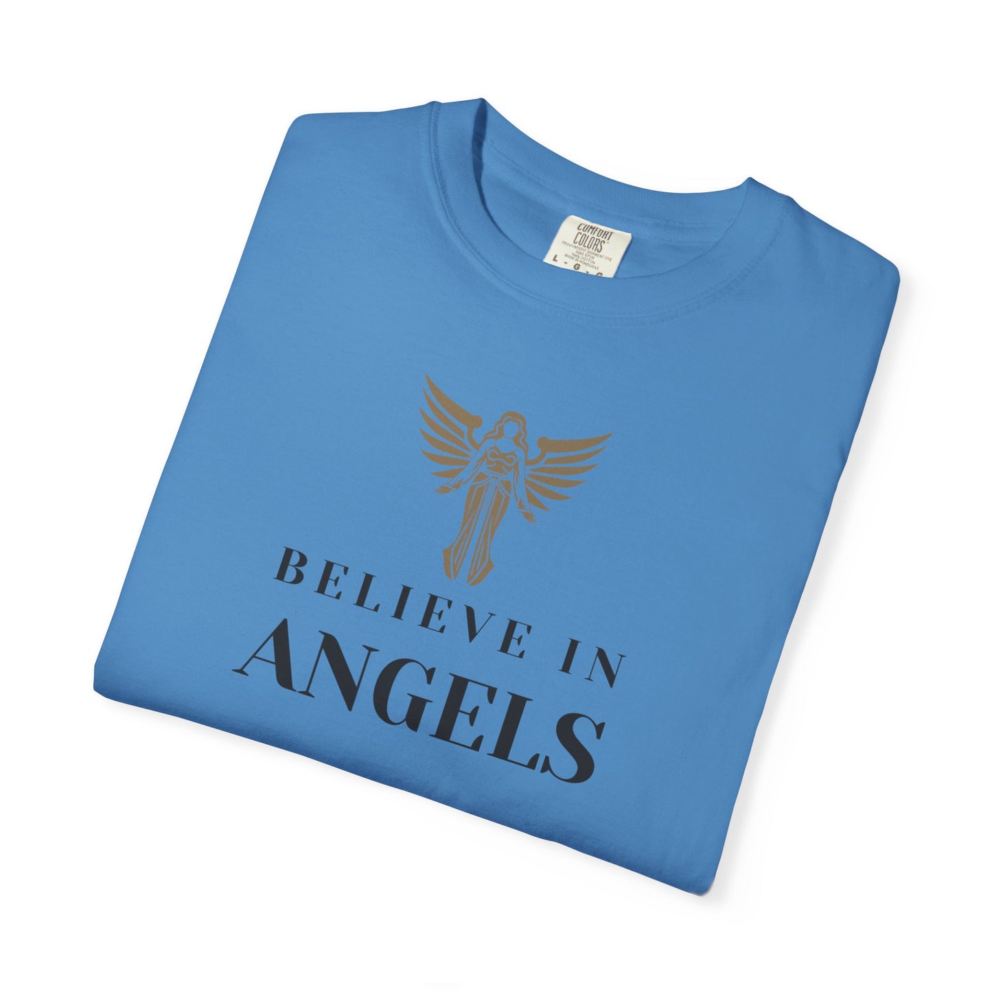 Believe in Angels Unisex T-Shirt for Spiritual Seekers, Casual Wear, Gift for Friends, Birthday Gift, Inspirational Apparel