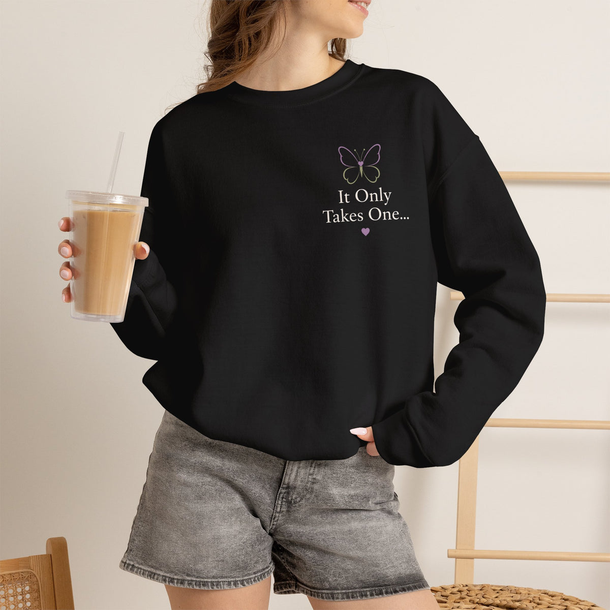 It Only Takes One... Helping Hand Crewneck Sweatshirt