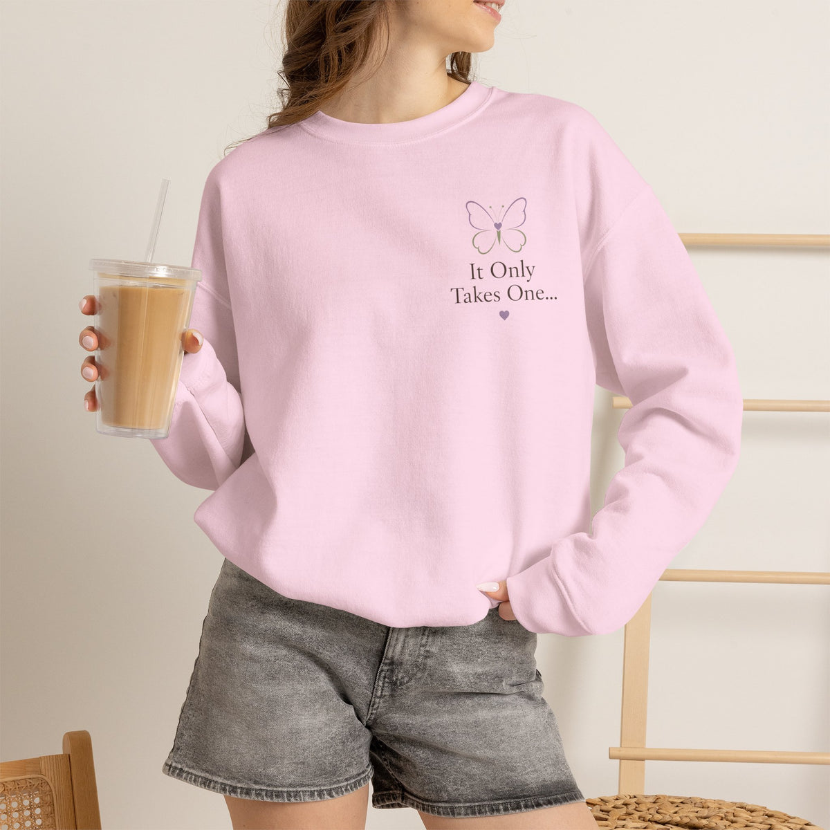 It Only Takes One... Helping Hand Crewneck Sweatshirt