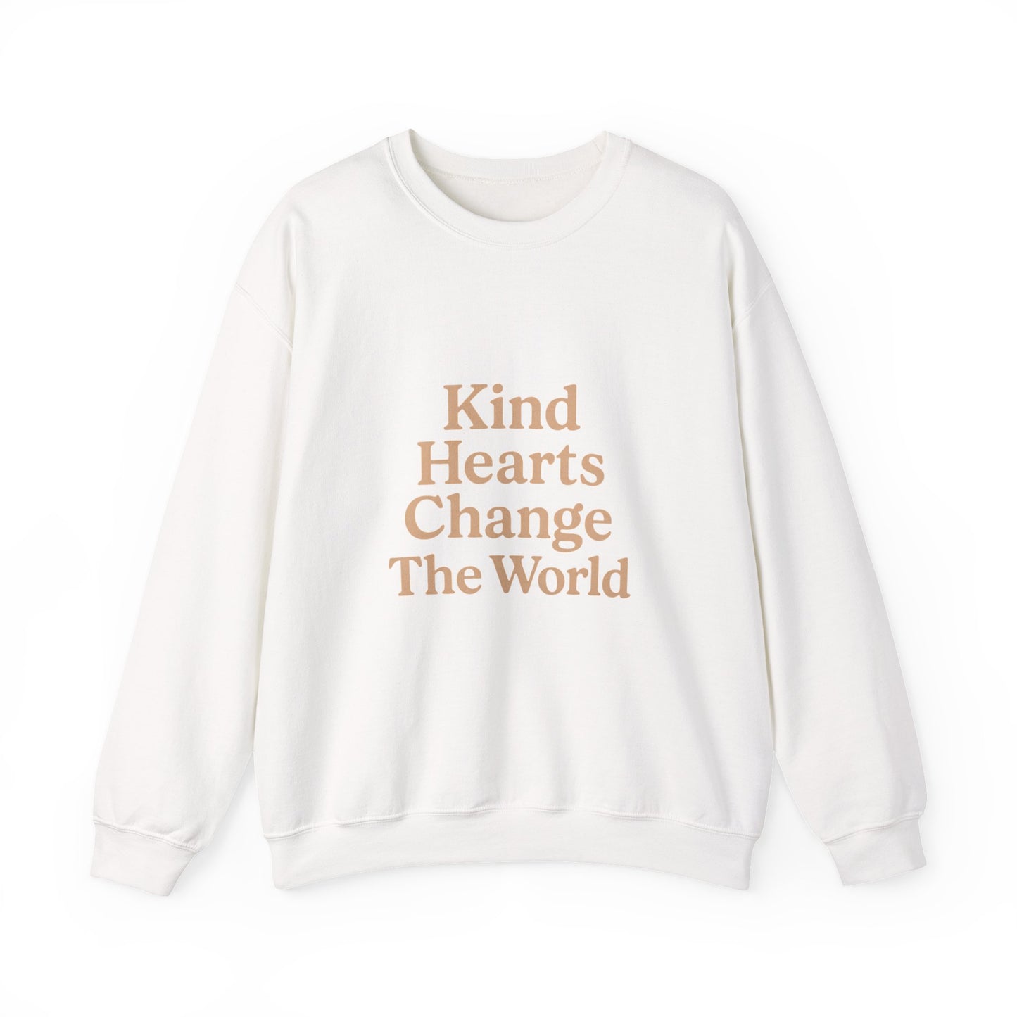 Crewneck Sweatshirt — "Kind Hearts Change The World"