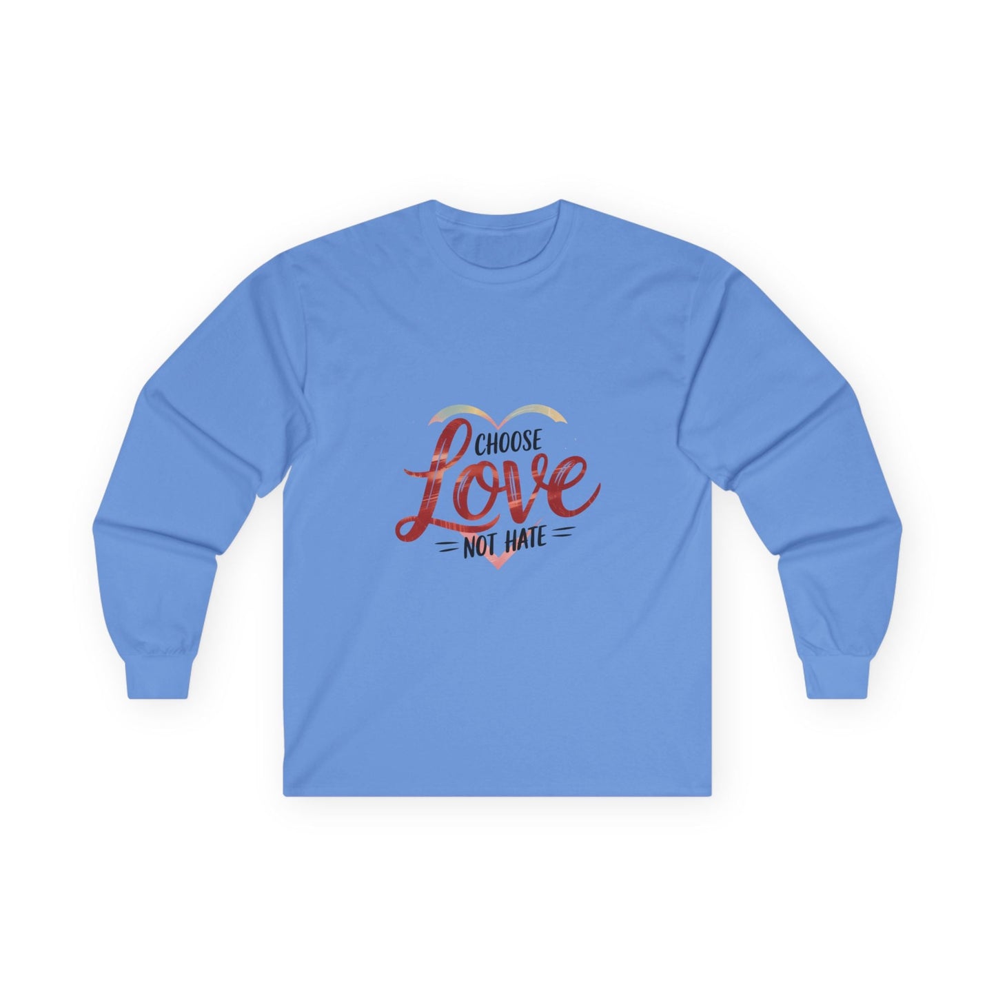 Choose Love not Hate is a Long Sleeve Tee That is Soft and Powerful - Kindcore ComfortsChoose Love not Hate is a Long Sleeve Tee That is Soft and Powerful - Kindcore ComfortsSLong-sleevePrintifyKindcore Comforts12082716129402405321