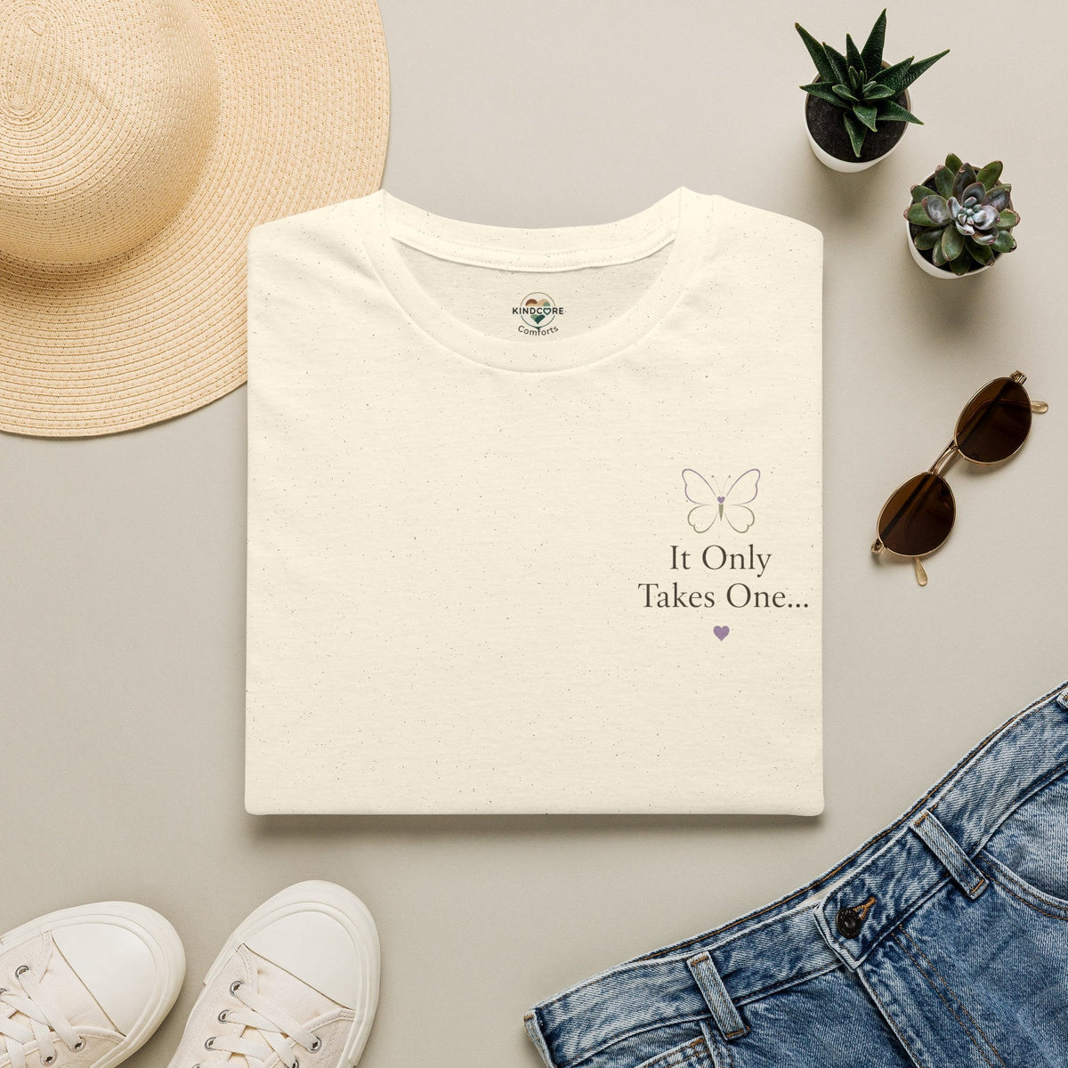 It Only Takes One Kind Word T-Shirt - For Women - Kindcore ComfortsIt Only Takes One Kind Word T-Shirt - For WomenST-ShirtPrintifyKindcore Comforts18032923292309249036