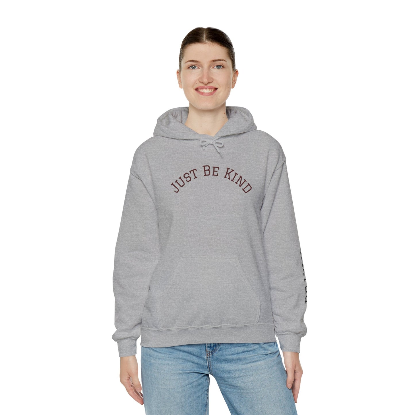 Just Be Kind Hoodie Sweatshirt - Kindcore ComfortsJust Be Kind Hoodie Sweatshirt - Kindcore ComfortsSport GreyHoodiePrintifyKindcore Comforts18683503512267083926