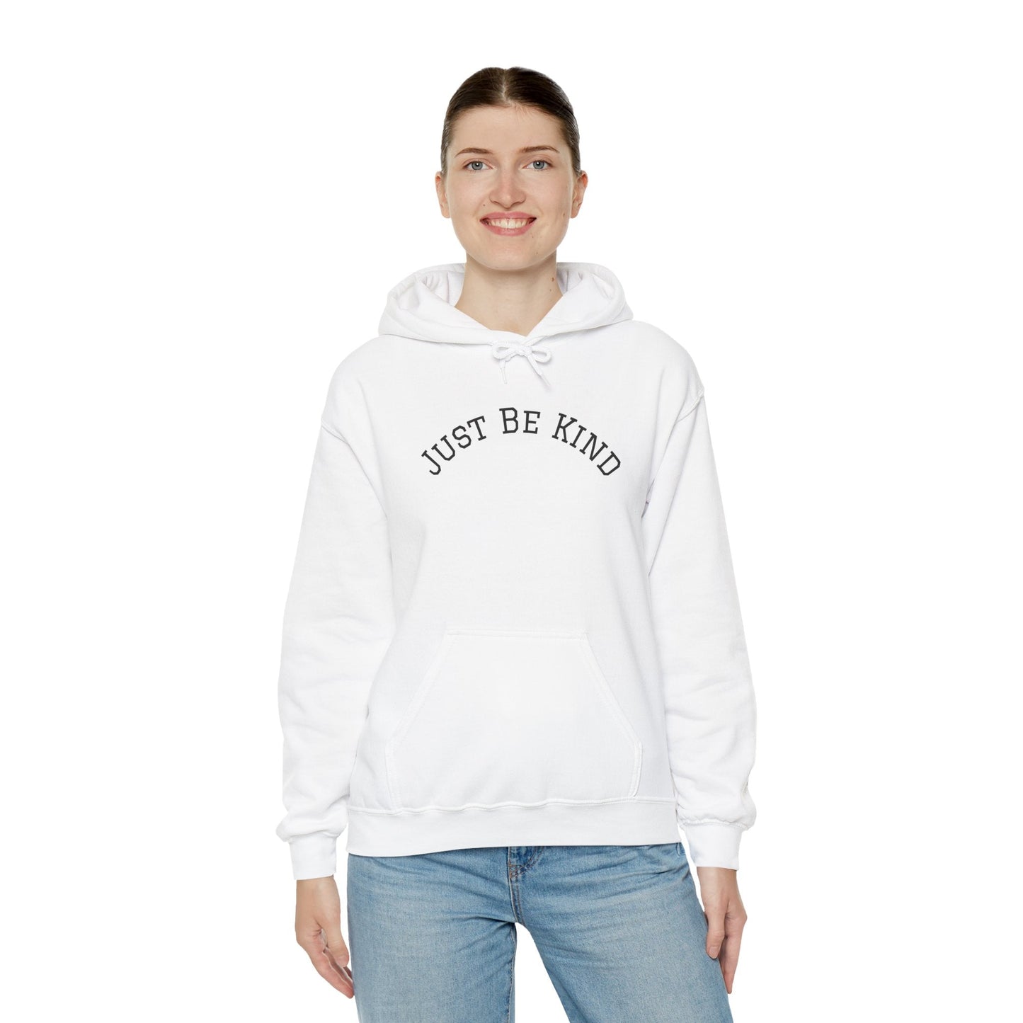 Just Be Kind Hoodie Sweatshirt - Kindcore ComfortsJust Be Kind Hoodie Sweatshirt - Kindcore ComfortsWhiteHoodiePrintifyKindcore Comforts26413984314312802526