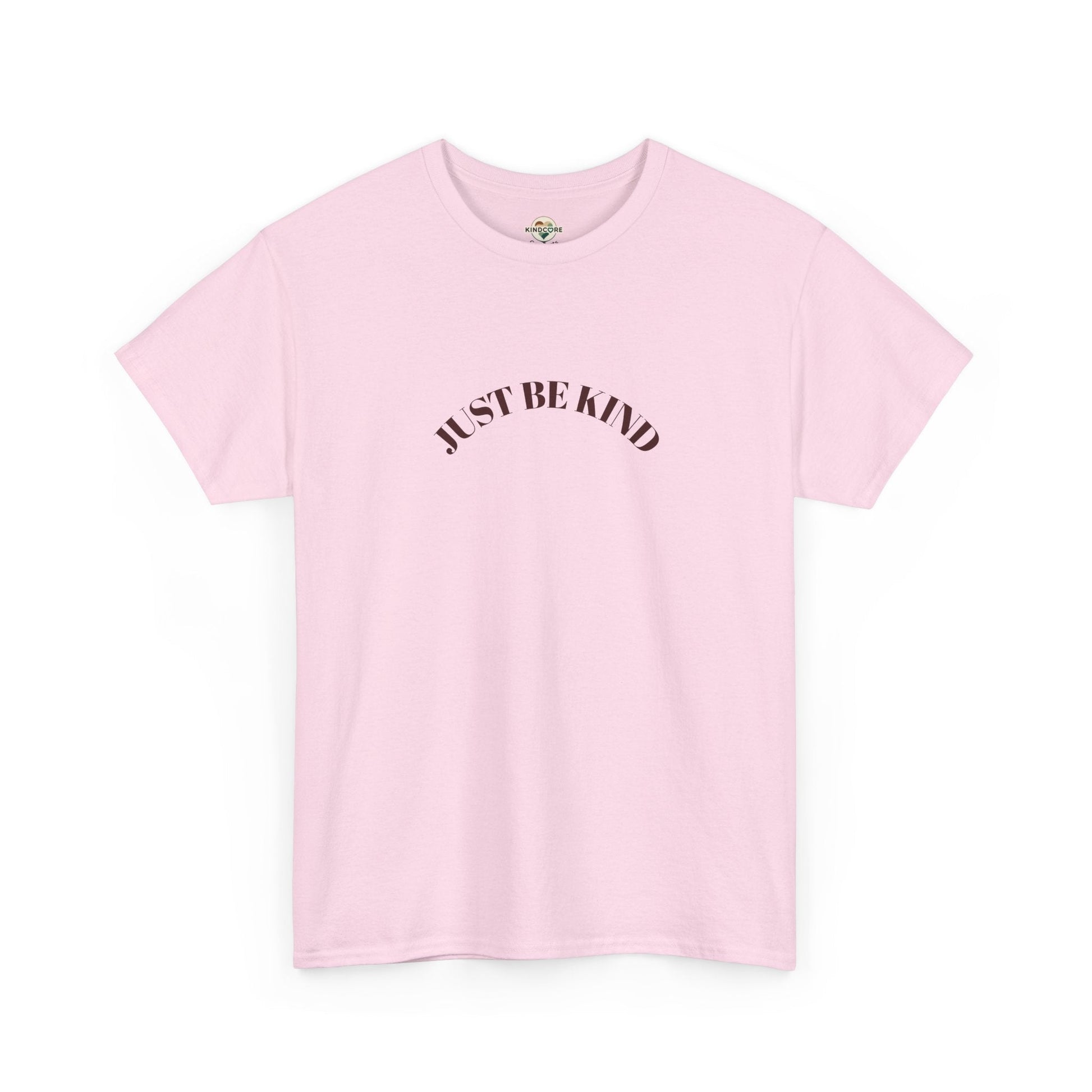 Just Be Kind T-Shirt — Cozy 'Just Be Kind' Graphic Tee - Kindcore ComfortsPink 'Just Be Kind' graphic T-shirt for casual wearST-ShirtPrintifyKindcore Comforts10209906009314041867