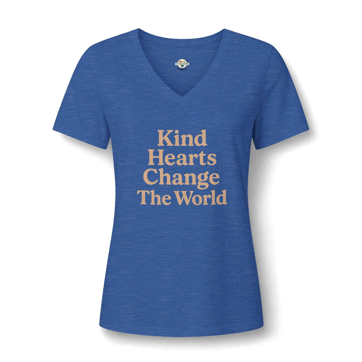 Kind Hearts V-Neck Tee - Kindcore ComfortsKind Hearts V-Neck TeeST-ShirtPrintifyKindcore Comforts32568868893506707174