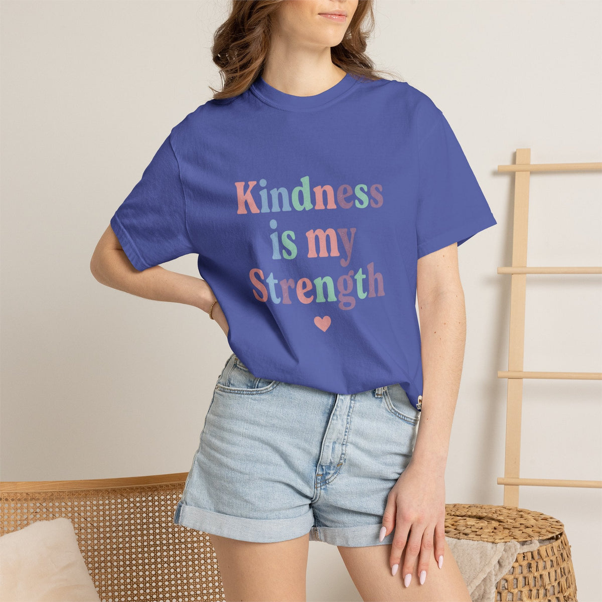 Kindness Is My Strength T-Shirt — Inspirational Positive Message Tee - Kindcore ComfortsKindness Is My Strength T-Shirt — Inspirational Positive Message TeeST-ShirtPrintifyKindcore Comforts24725237139602818604