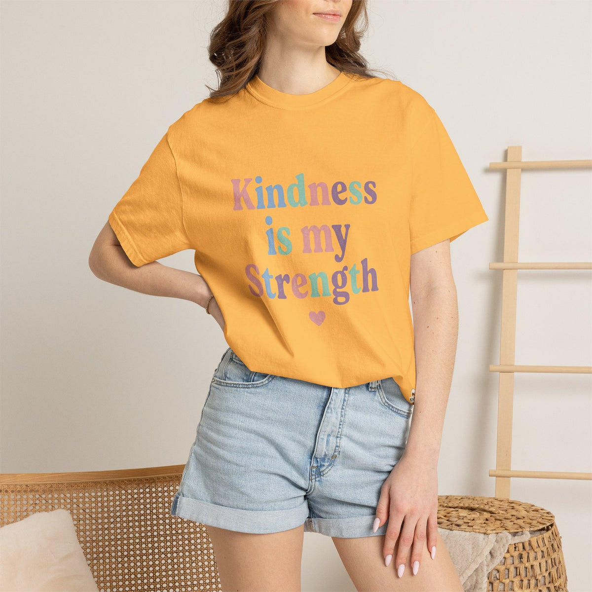 Kindness Is My Strength T-Shirt — Inspirational Positive Message Tee - Kindcore ComfortsKindness Is My Strength T-Shirt — Inspirational Positive Message TeeST-ShirtPrintifyKindcore Comforts26856538395211954213