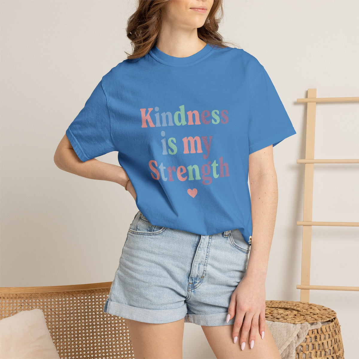 Kindness Is My Strength T-Shirt — Inspirational Positive Message Tee - Kindcore ComfortsKindness Is My Strength T-Shirt — Inspirational Positive Message TeeST-ShirtPrintifyKindcore Comforts15985171489382403473