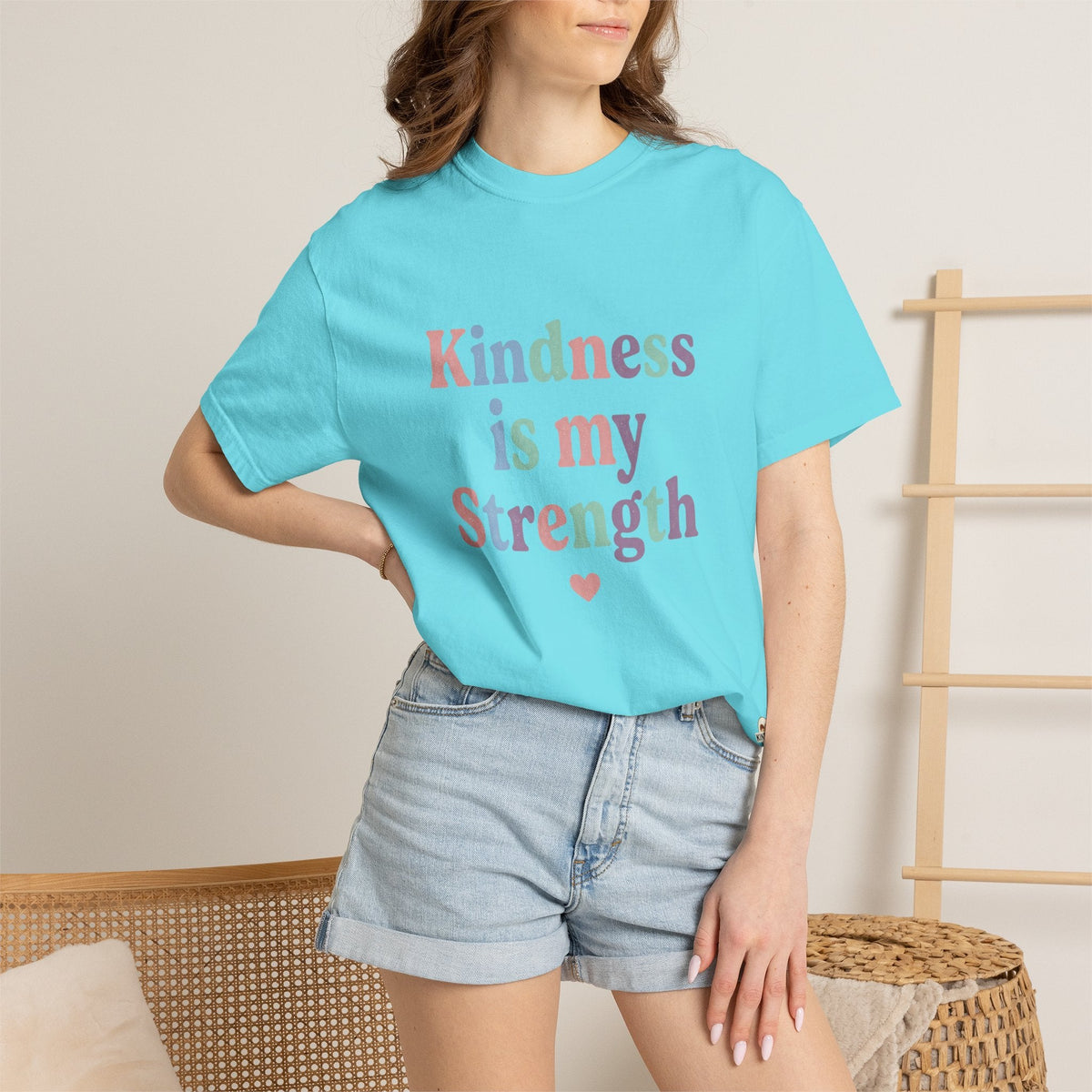 Kindness Is My Strength T-Shirt — Inspirational Positive Message Tee - Kindcore ComfortsKindness Is My Strength T-Shirt — Inspirational Positive Message TeeST-ShirtPrintifyKindcore Comforts30938996504504271443