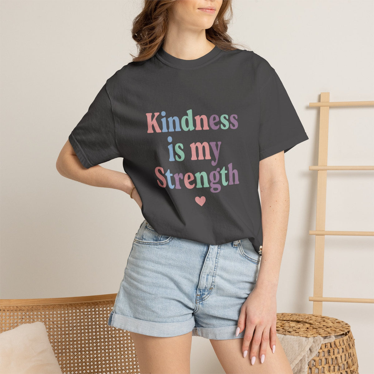 Kindness Is My Strength T-Shirt — Inspirational Positive Message Tee - Kindcore ComfortsKindness Is My Strength T-Shirt — Inspirational Positive Message TeeST-ShirtPrintifyKindcore Comforts11081451495533095318