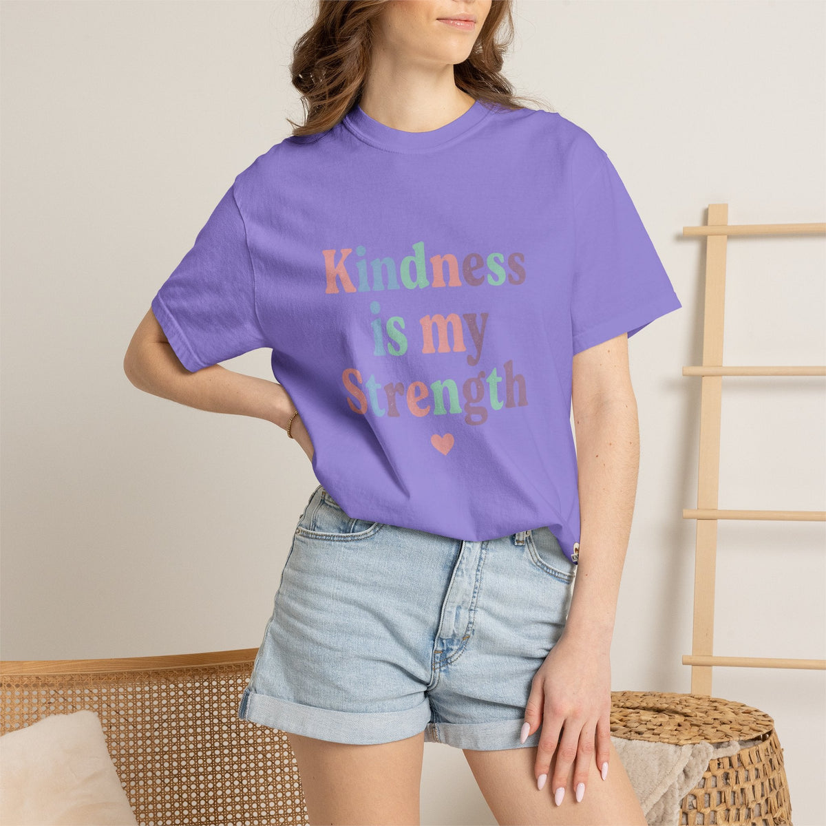 Kindness Is My Strength T-Shirt — Inspirational Positive Message Tee - Kindcore ComfortsKindness Is My Strength T-Shirt — Inspirational Positive Message TeeST-ShirtPrintifyKindcore Comforts78502271367711074389