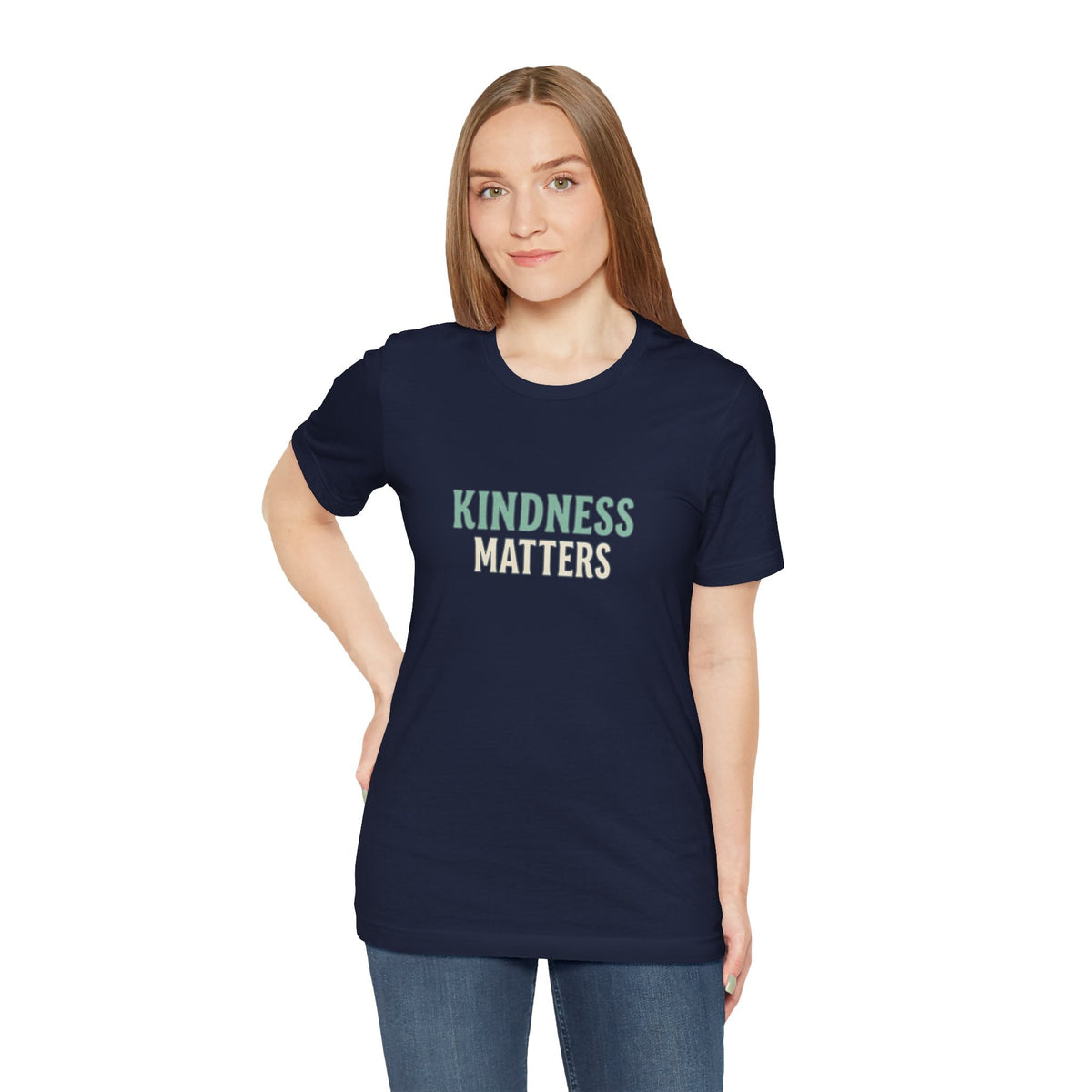Kindness Matters Graphic T-shirt - Kindcore ComfortsKindness Matters Graphic T-shirtNavyT-ShirtPrintifyKindcore Comforts12036520994997640325