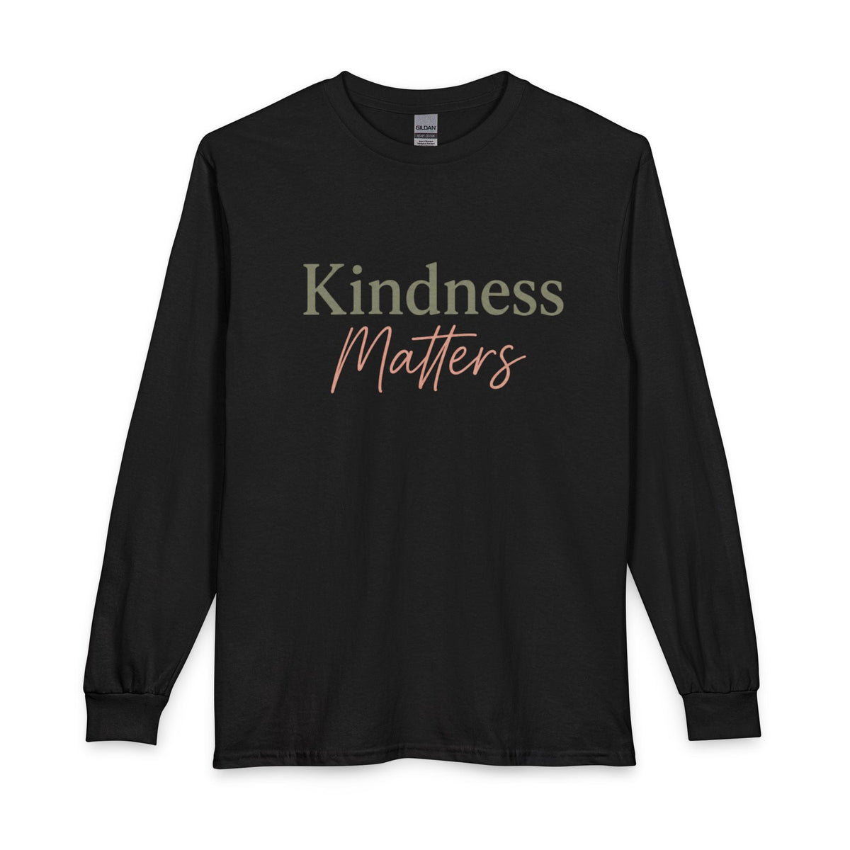 Kindness Matters Long Sleeve Tee - Kindcore ComfortsBlack kindness Matters long sleeve teeBlackT-ShirtPrintifyKindcore Comforts16304131340056958637