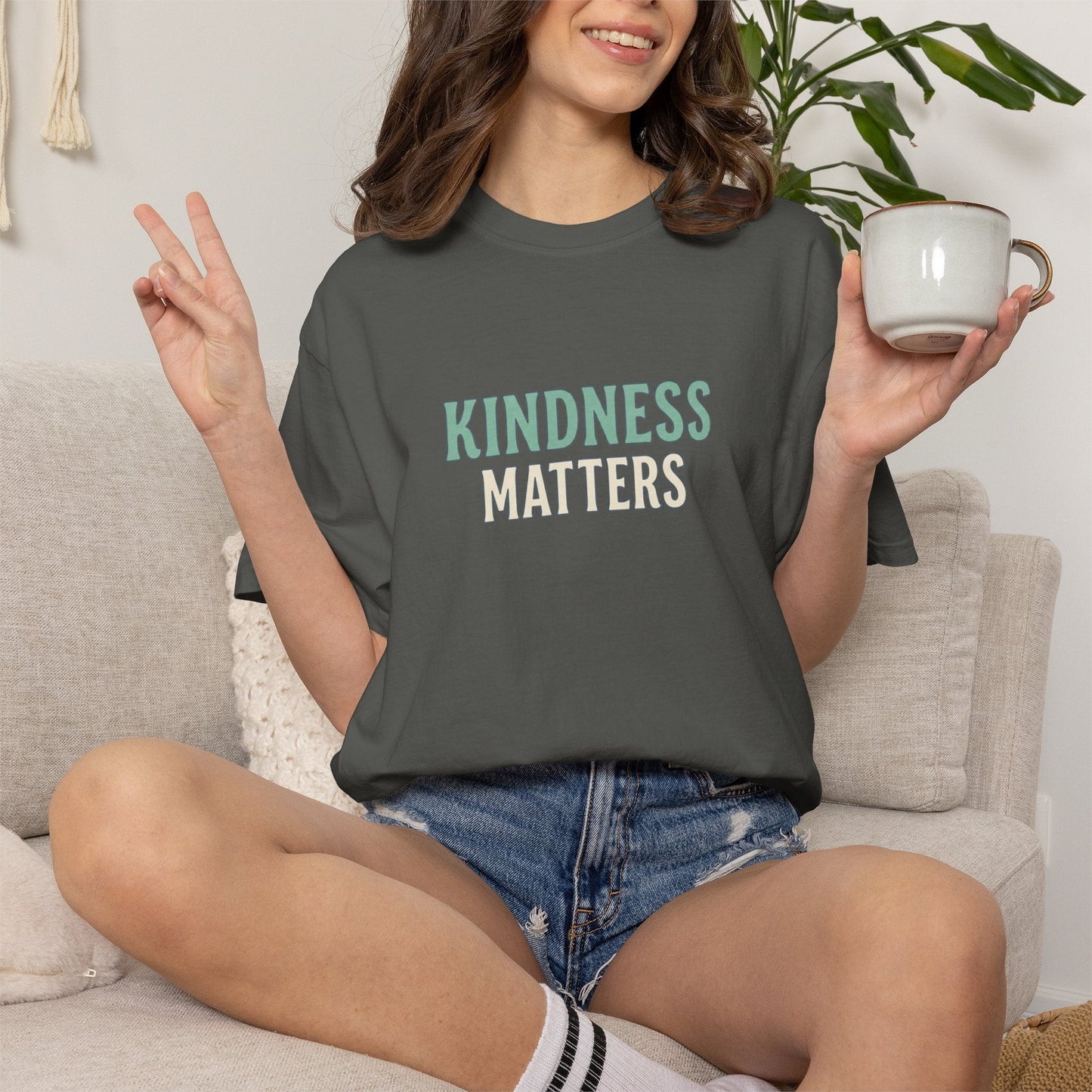 Kindness Matters Rainbow T-Shirt - Kindcore ComfortsKindness Matters Rainbow T-ShirtST-ShirtPrintifyKindcore Comforts19214562267966383331