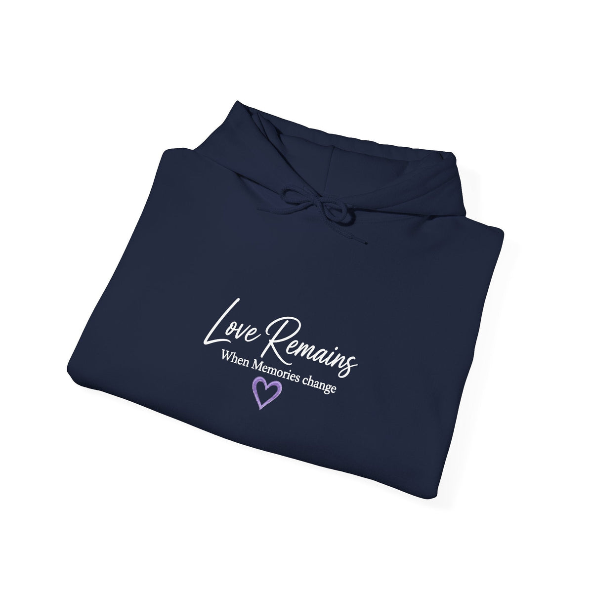 Love Remains Casual Pullover Hoodie - Kindcore ComfortsLove Remains Casual Pullover HoodieNavyHoodiePrintifyKindcore Comforts35736203974223679978