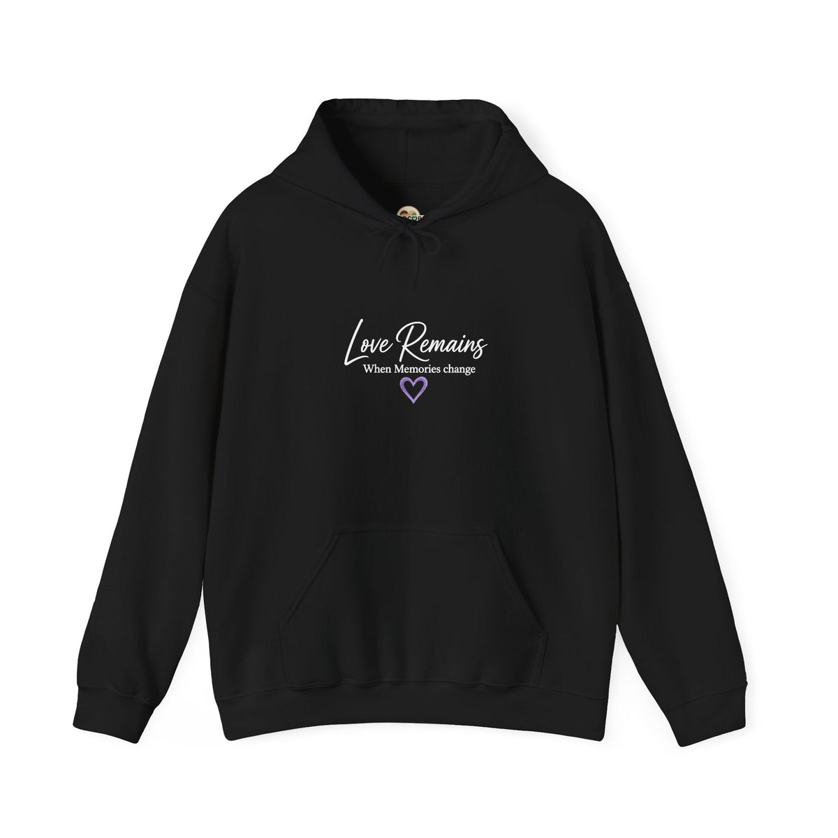 Love Remains Casual Pullover Hoodie - Kindcore ComfortsLove Remains Casual Pullover HoodieBlackHoodiePrintifyKindcore Comforts33688261520279788636