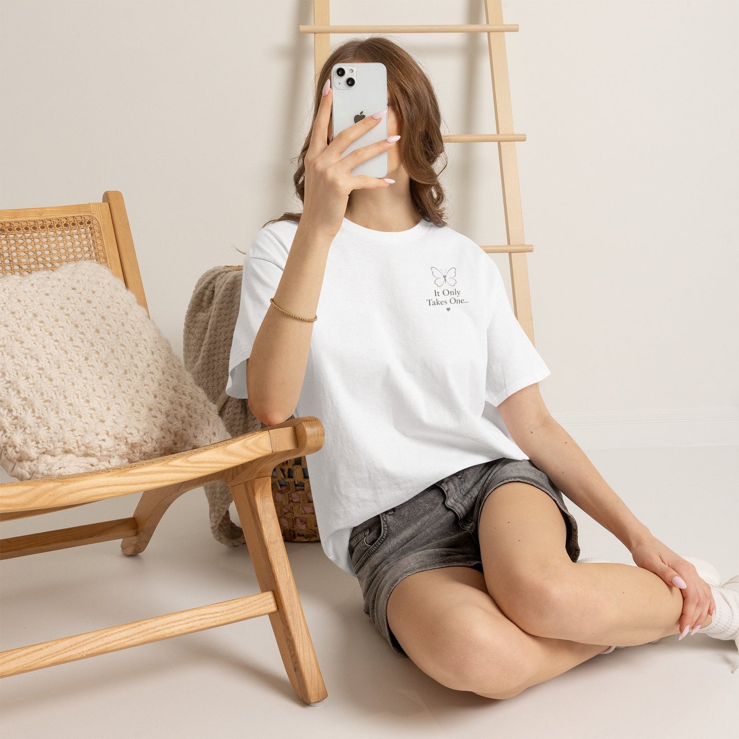 T-Shirt — Minimal "It Only Takes One" Inspirational Tee - Kindcore ComfortsT-Shirt — Minimal "It Only Takes One" Inspirational TeeST-ShirtPrintifyKindcore Comforts24050527243460006686
