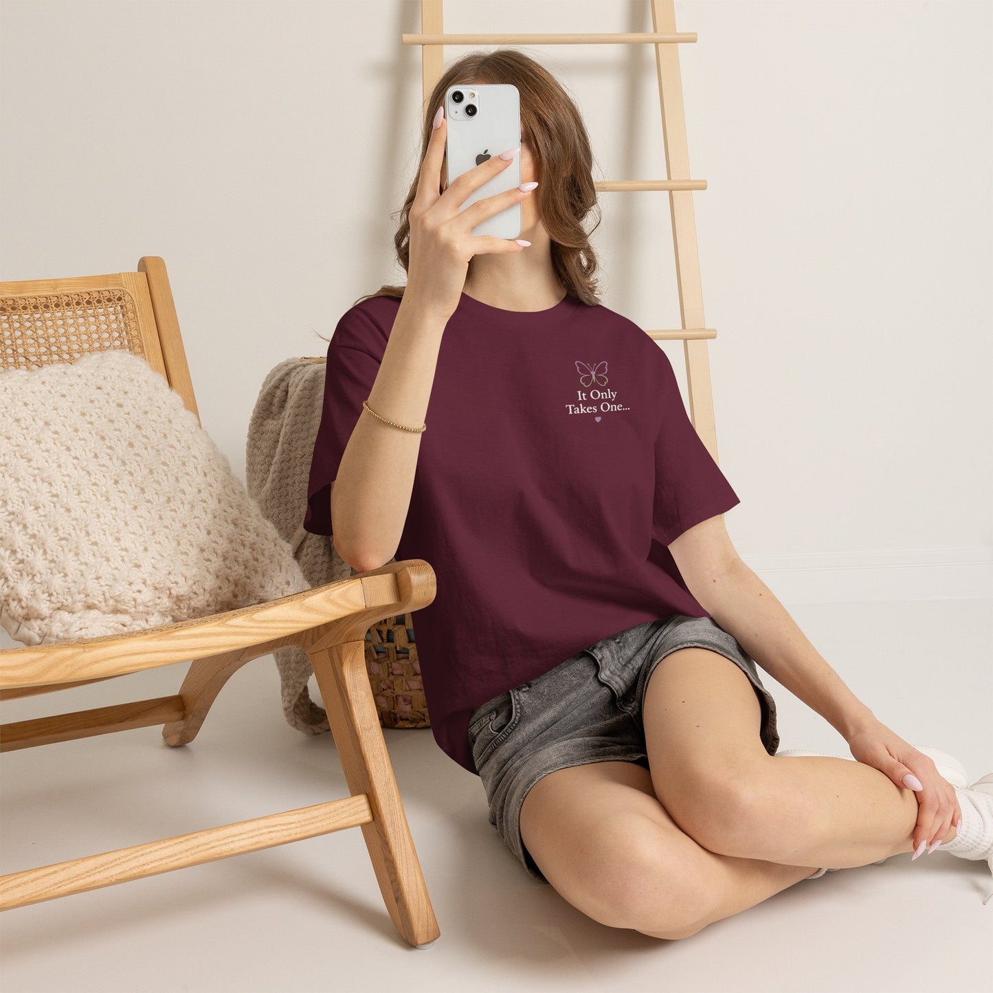 T-Shirt — Minimal "It Only Takes One" Inspirational Tee - Kindcore ComfortsT-Shirt — Minimal "It Only Takes One" Inspirational TeeST-ShirtPrintifyKindcore Comforts23211683460892488097